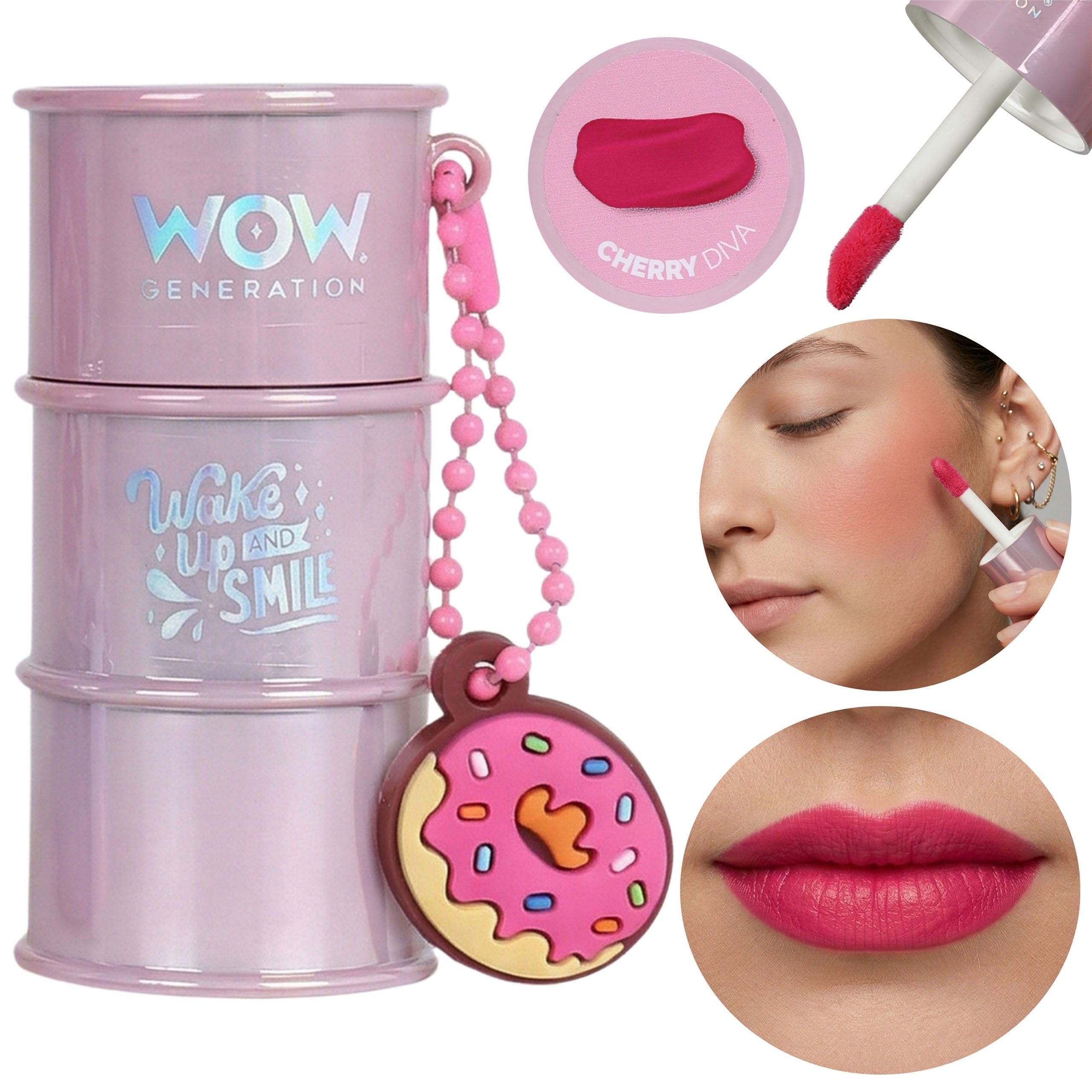 WOW GENERATION Lippenstift-Set WOW Generation 2-in-1 Lippenstift und Rouge für Mädchen
