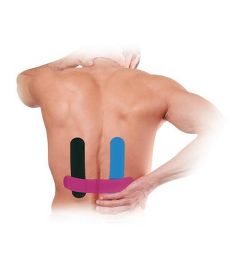 HARO-MC Kinesiologie-Tape Kinesiologie Tapes Rücken, Hand, Knie, stabilisiert Muskeln, Gelenke (8-St)
