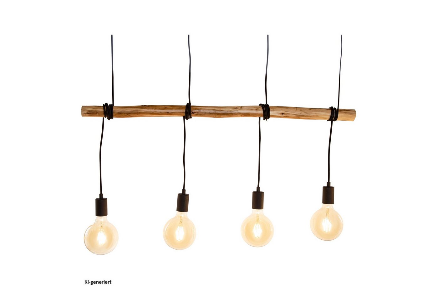 NOWA Deckenleuchte Deckenleuchte 4-flammig TERIS, ohne Leuchtmittel, Deckenlampe Pendelleuchte