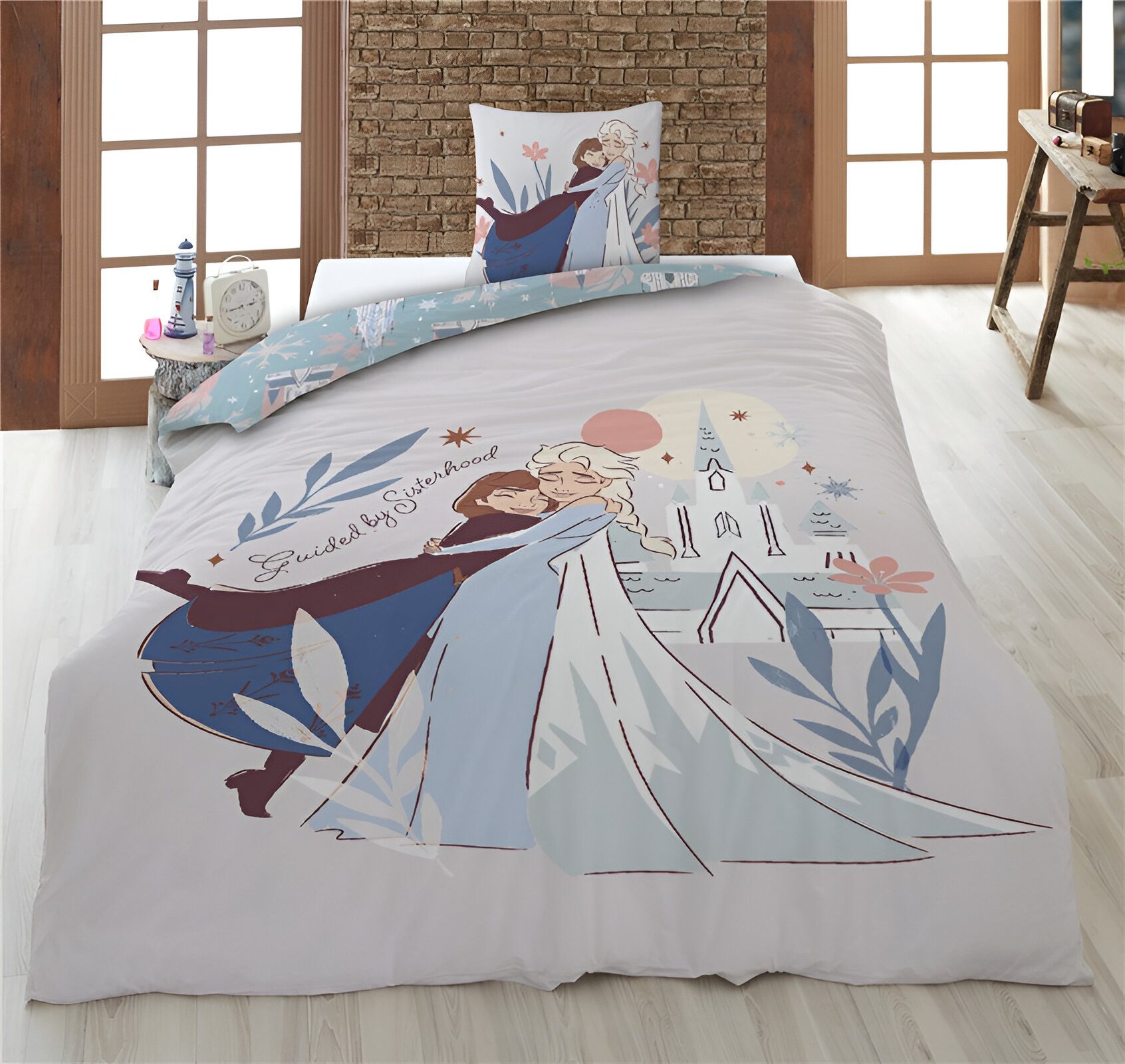 Disney Bettwäsche Disney Die Eiskönigin Bettwäsche Kinderbettwäsche 135/140 günstig online kaufen