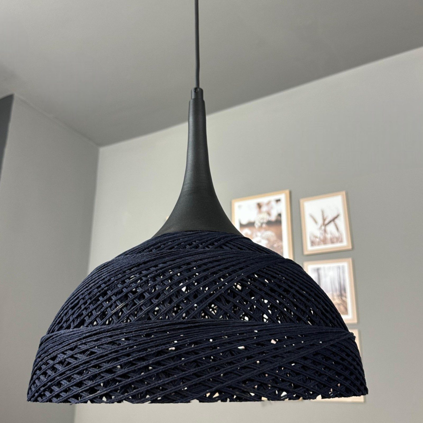 Bamyum Pendelleuchte Pendelleuchte Industrielle Metall Groß 30 cm, Pendellampe, Küchenlampe, ohne Leuchtmittel