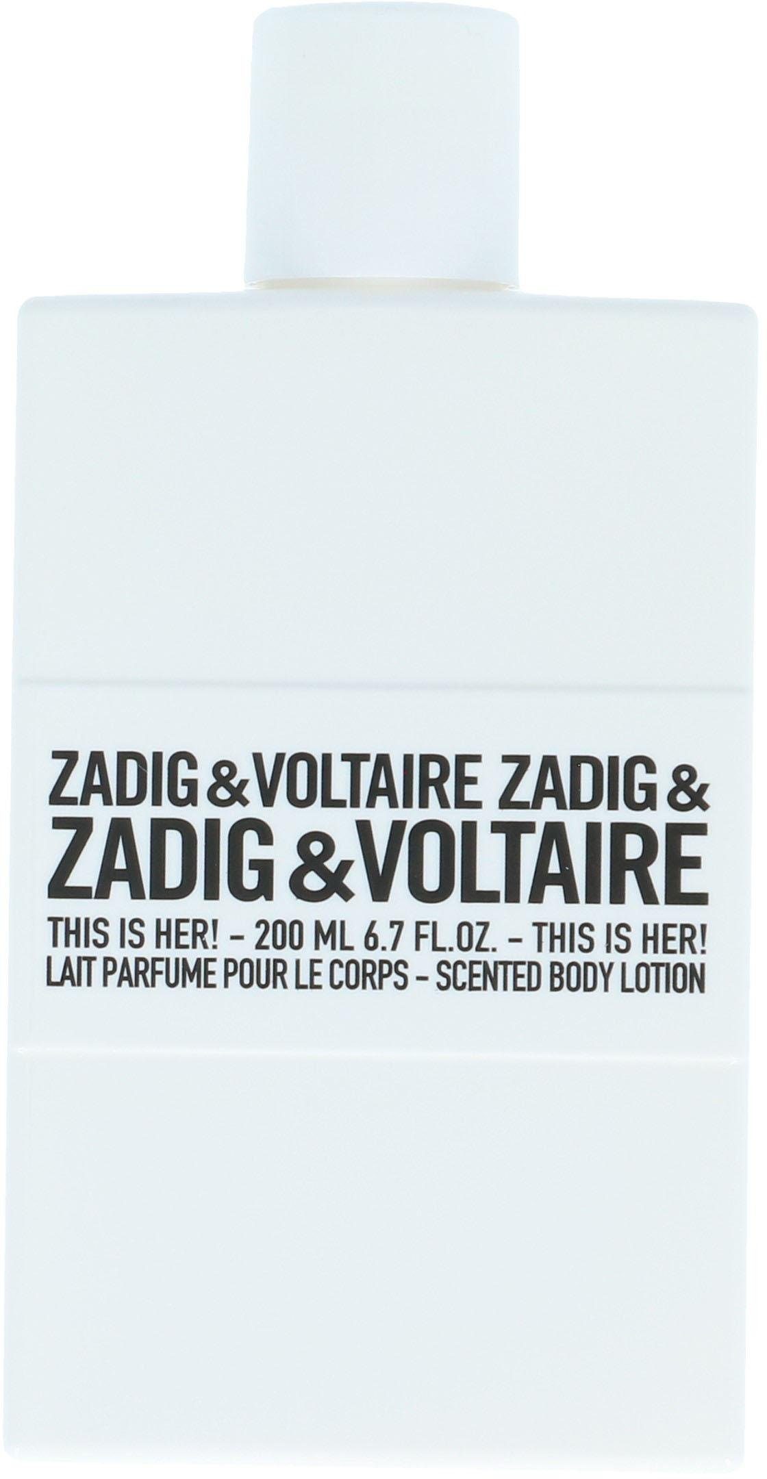 VOLTAIRE & Her! is Bodylotion ZADIG This