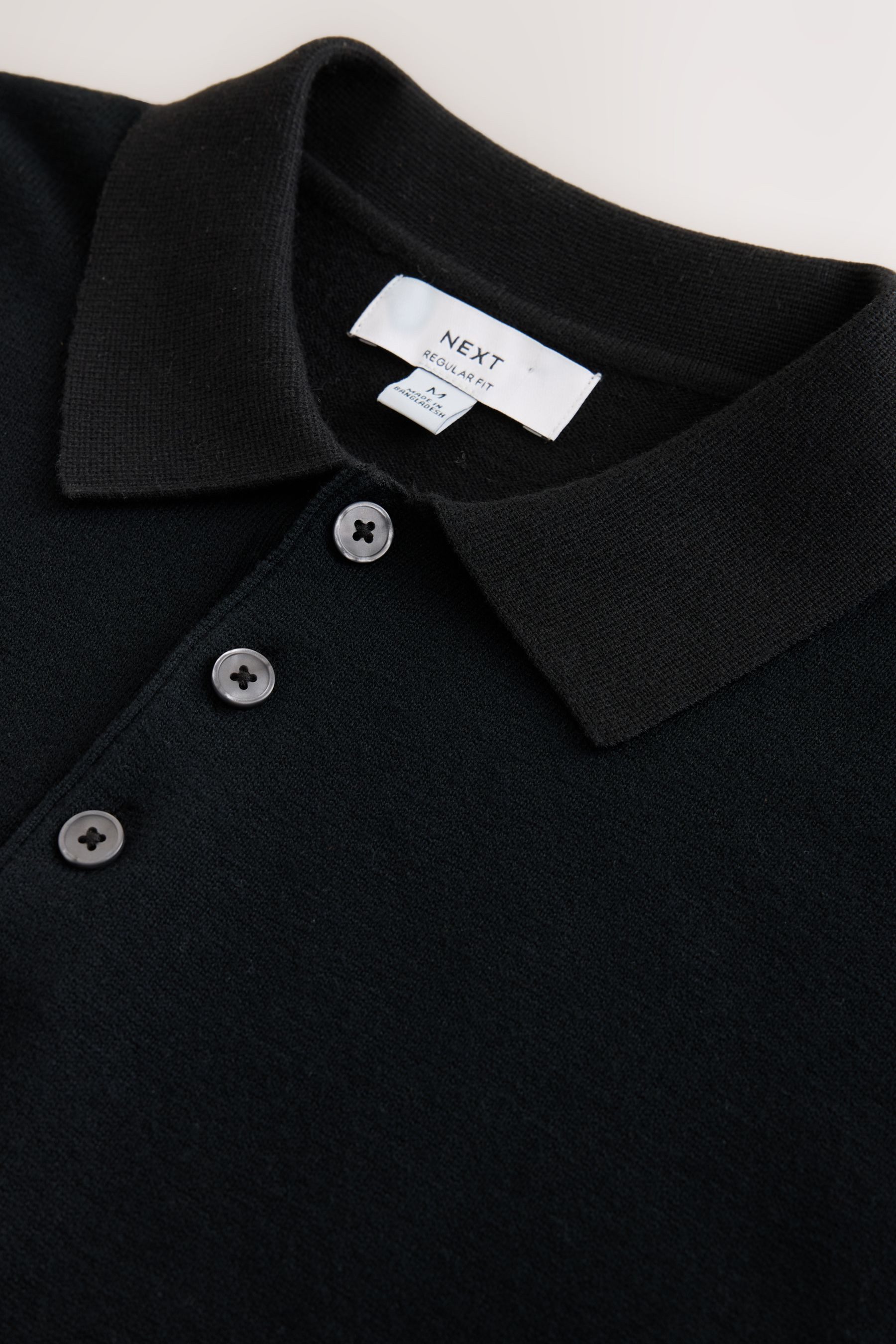Next Polokragenpullover Essential Kurzärmeliges Poloshirt aus Strick (1-tlg)