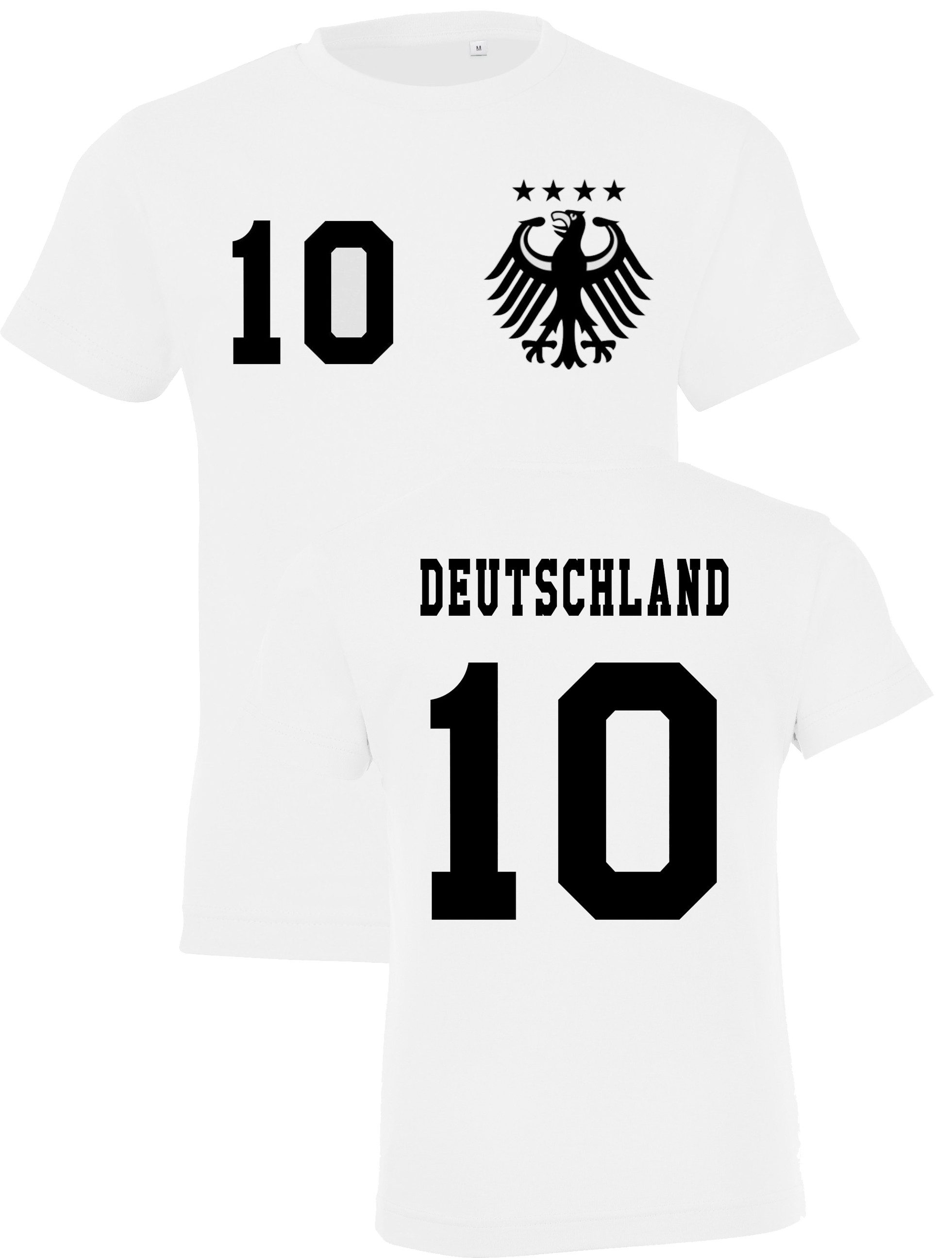 Youth Designz T-Shirt Deutschland Kinder T-Shirt im Fußball Trikot Look EM 2024 mit trendigem Motiv