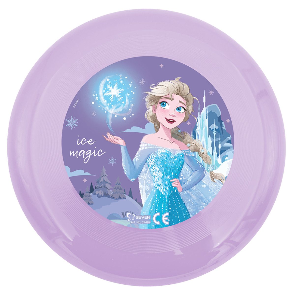 Disney Frozen Spiel Frisbee Wurfscheibe 23 cm leichtes Spielzeug für Urlaub und Ausflüge