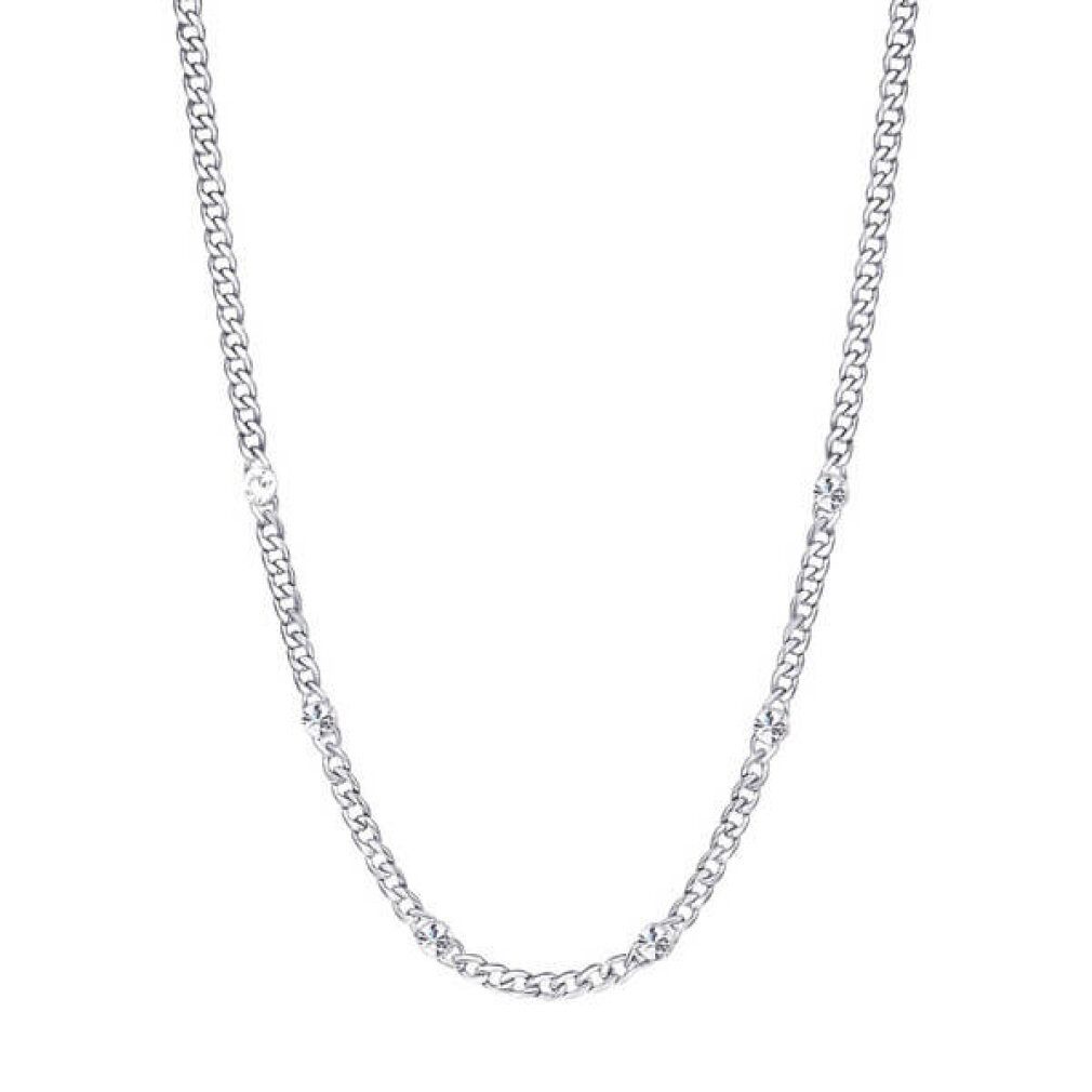 Brosway Kette mit Einhänger Steel necklace with Symphonia BYM83 crystals