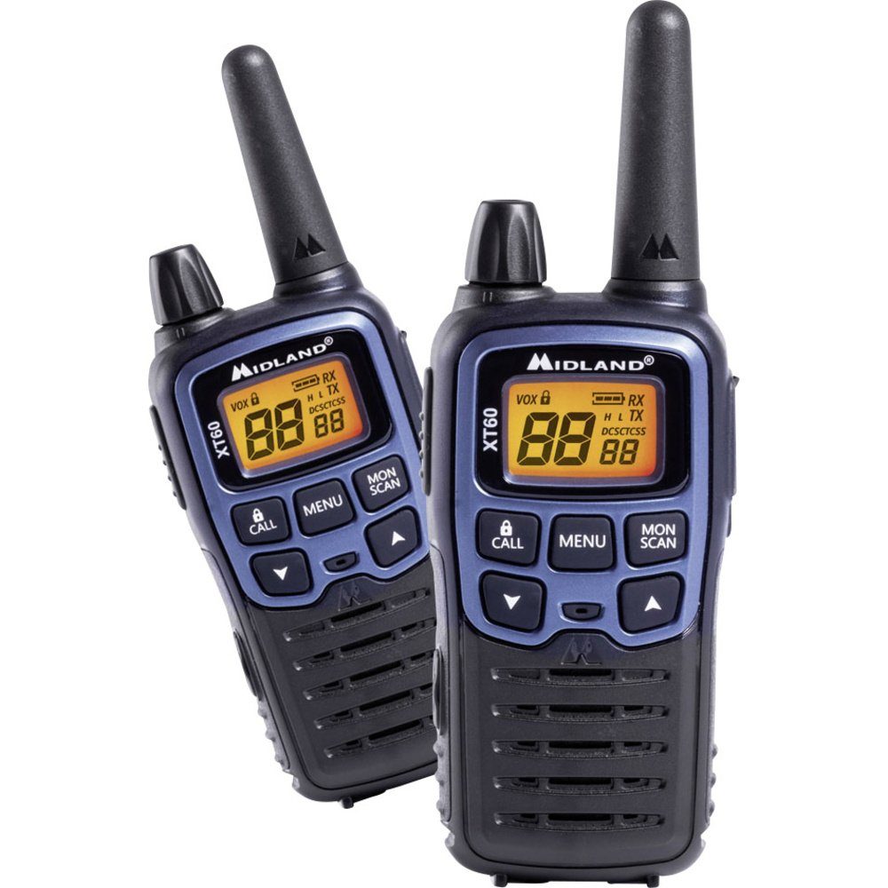 Walkie Talkie Midland XT60 C1179 PMR/LPD-Handfunkgerät 2er Set