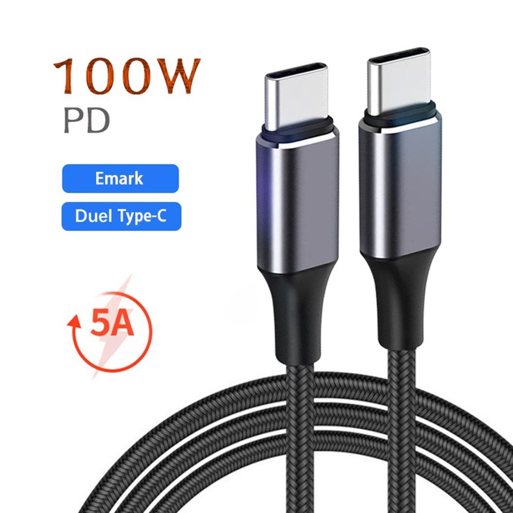 Kevin Frotscher (FroShop) 100 Watt Ladekabel USB-C to USB-C (20Gbps) TYPE-C PD für Apple Smartphone-Kabel, Samsung Lenovo Handy iPhone Galaxy Schnellladekabel - 1.5m (20Gbps)