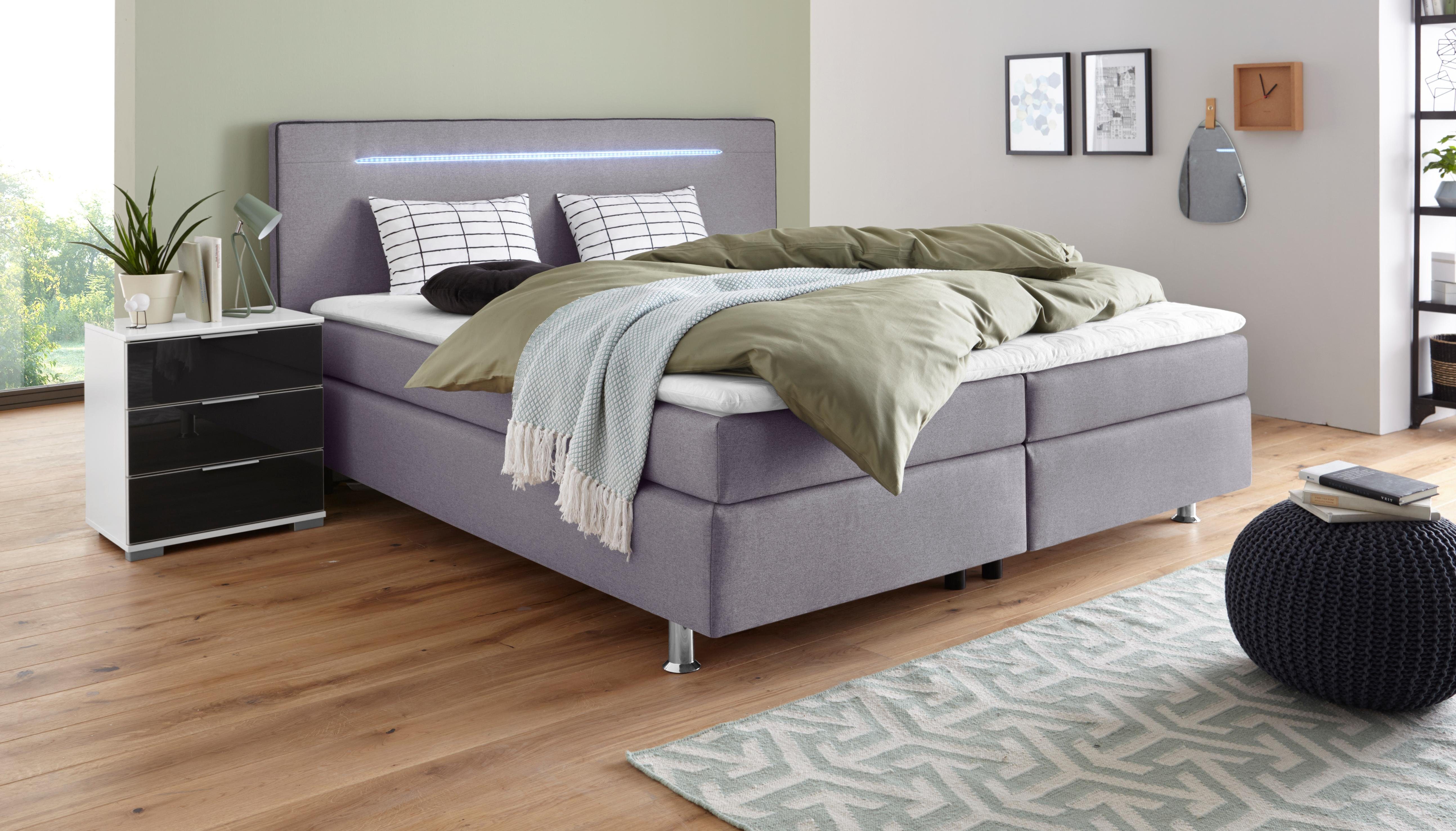 COLLECTION AB Boxspringbett London, inklusive Topper günstig online kaufen