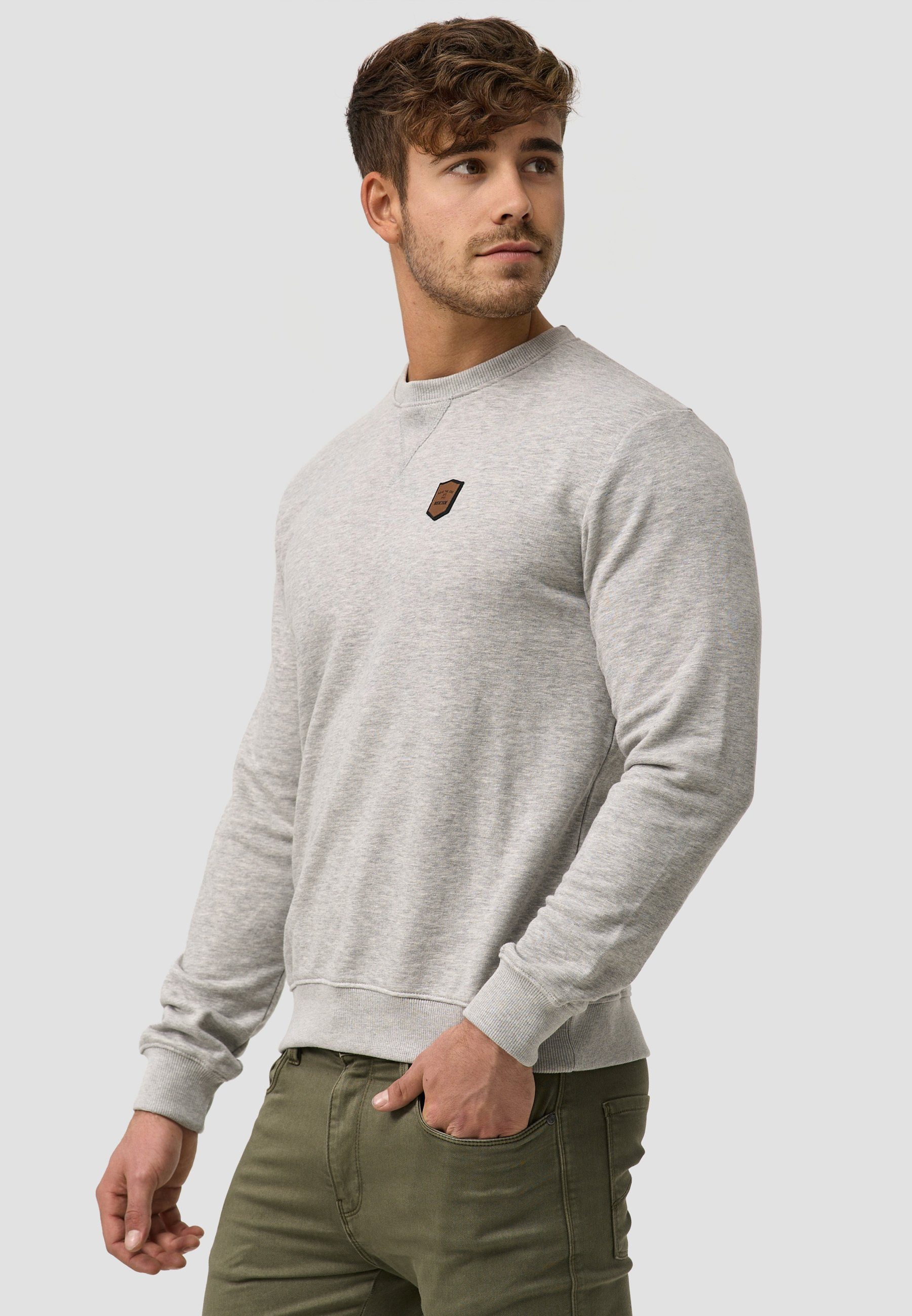 Indicode Sweater Herren Beechen Sweatshirt Herrenpulli