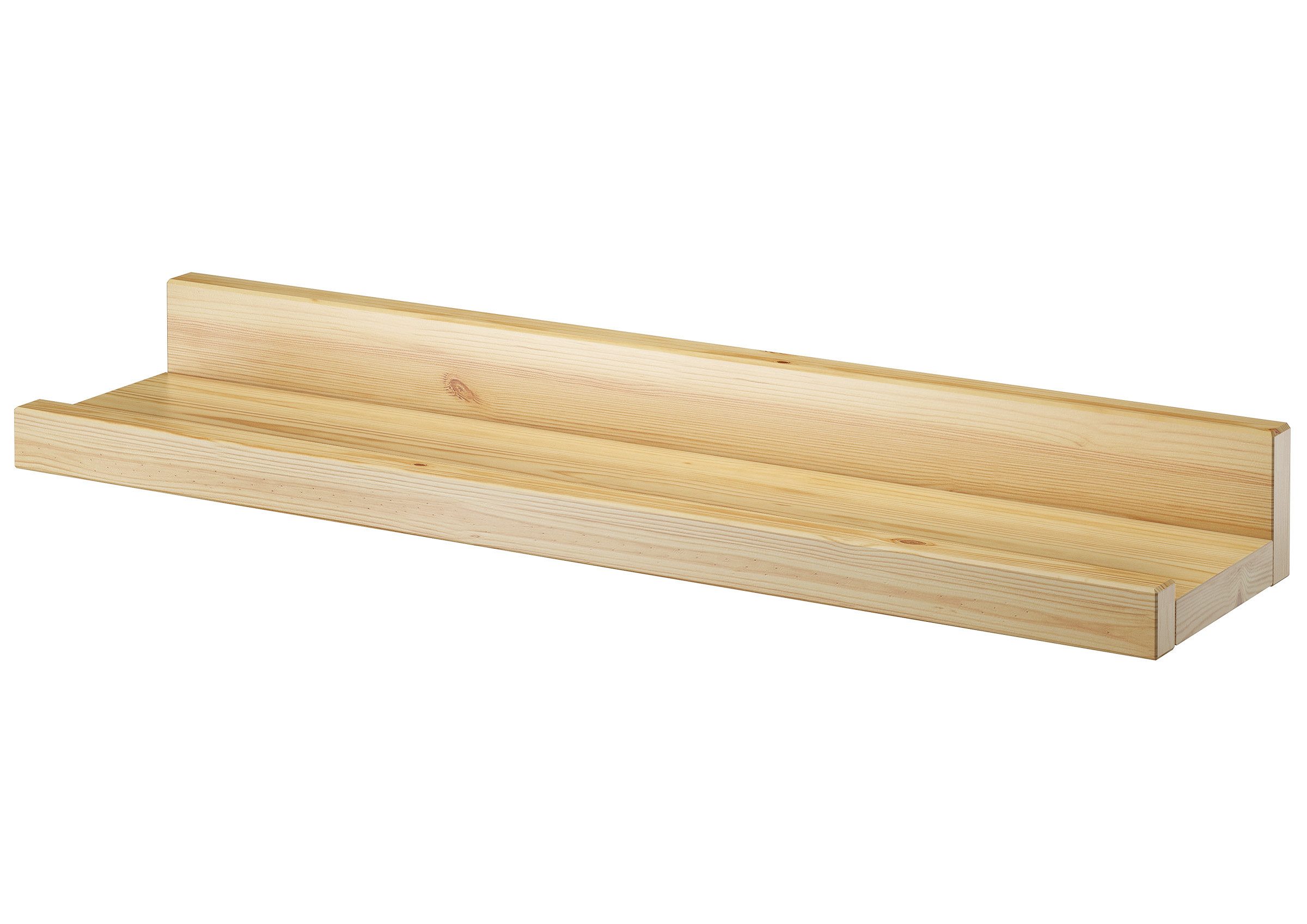 ERST-HOLZ Wandregal Wandregal 70 Holz Kiefer Bilderleiste. € 42,75