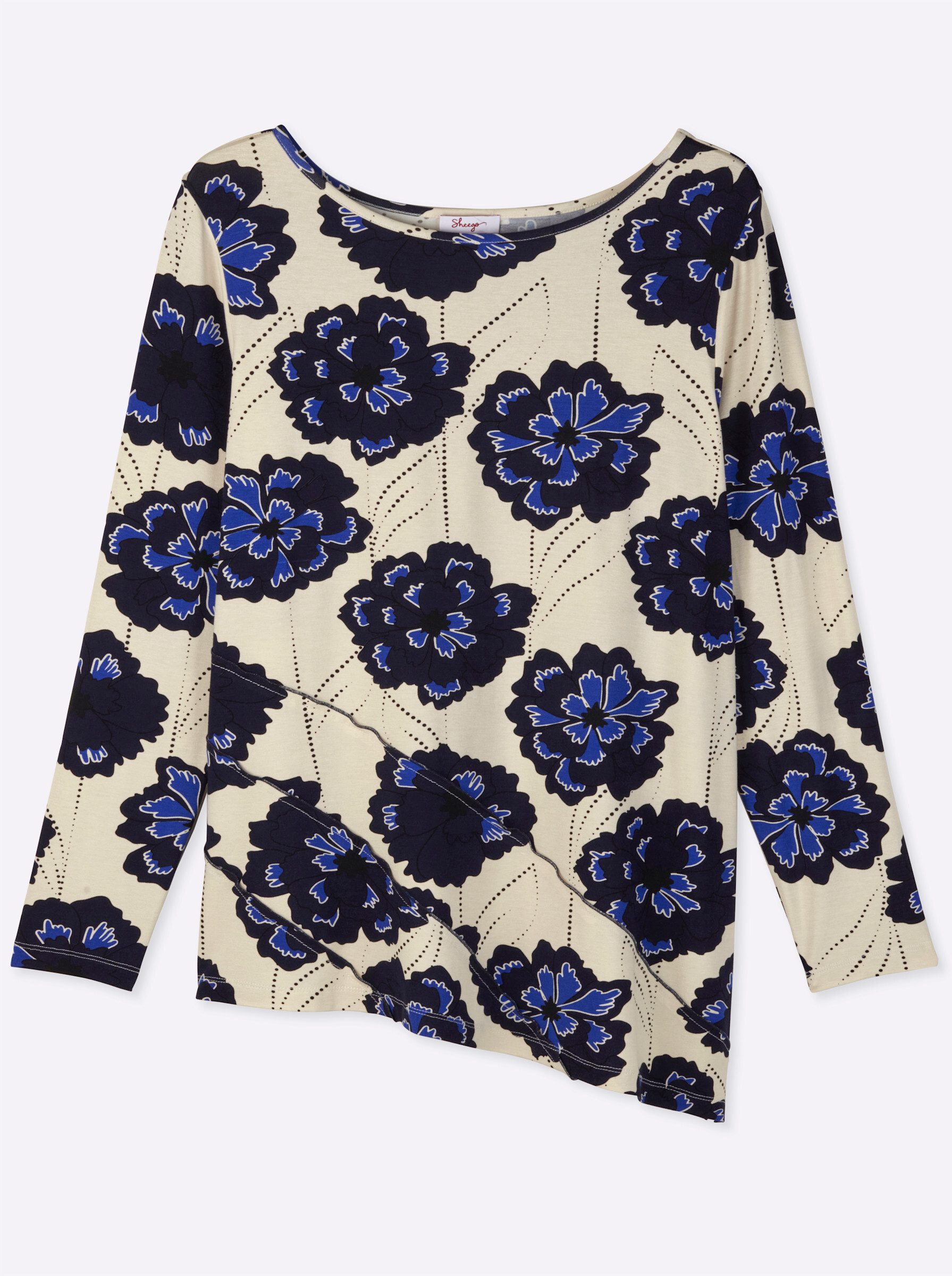 T-Shirt Longshirt Langarm