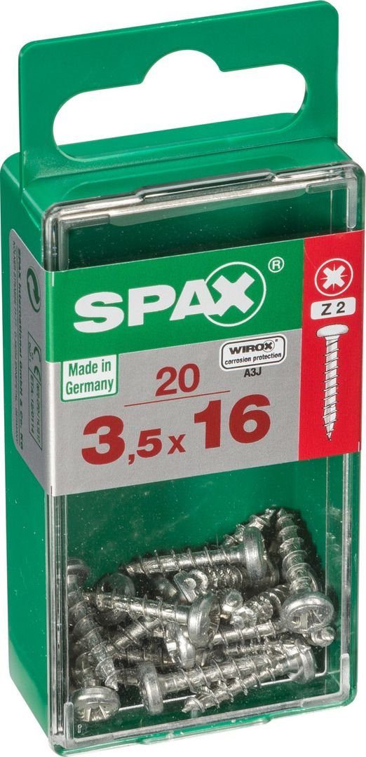 20 16 Holzbauschraube 20 Universalschrauben - x SPAX 3.5 TX mm Spax