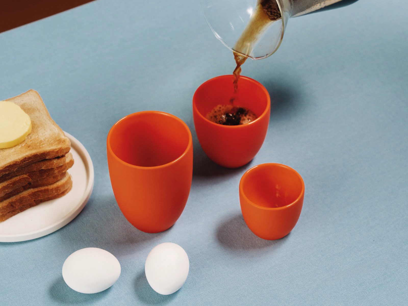Rosenthal Tasse the cup+ Juicy Tangerine Lungo doppelwandig 0,18l, Porzellan