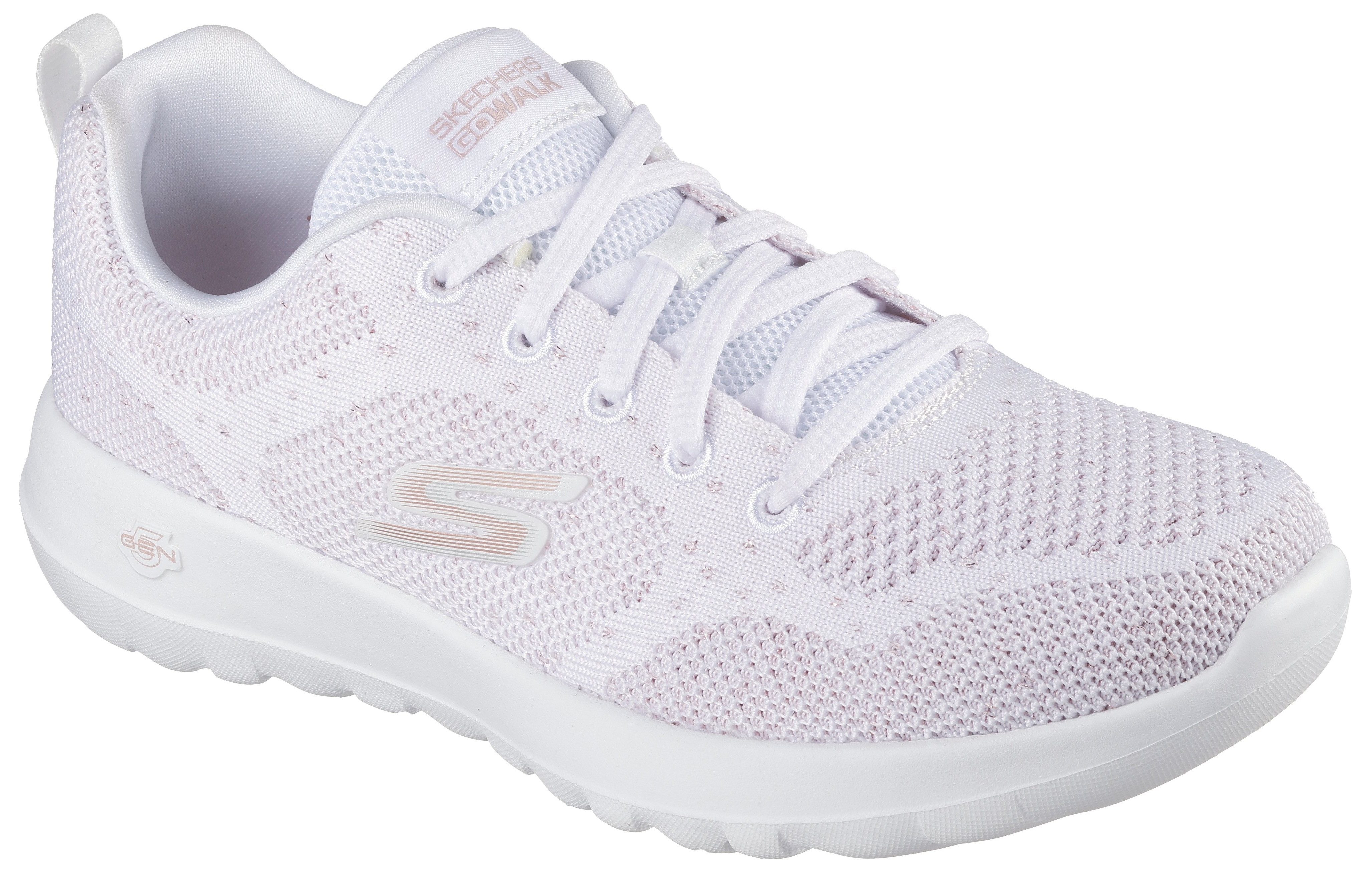 Skechers GO WALK JOY-VIOLET Sneaker, Trainingsschuh, Schnürschuh mit Goga M günstig online kaufen