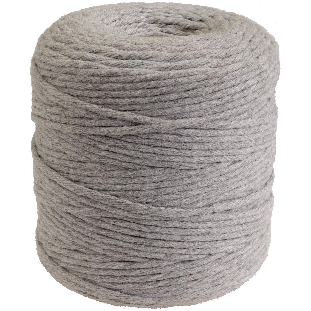 DéVa Makramee Band 3mm x 200 m Länge Makramee Garn aus 100% Baumwolle Nähgarn