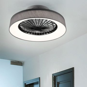 etc-shop Deckenventilator, Deckenventilator mit Licht und Fernbedienung Lampen mit