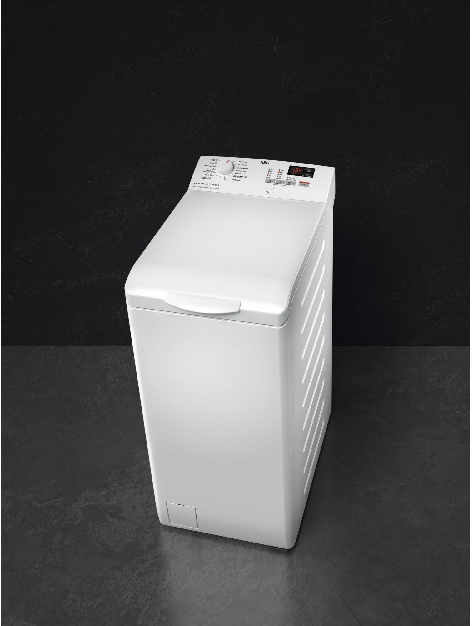AEG Waschmaschine Toplader 6000 ProSense® LTR6N40260, 6 kg, 1200 U/min, Anti-Allergie-Programm: Entfernt zuverlässig Viren und Bakterien