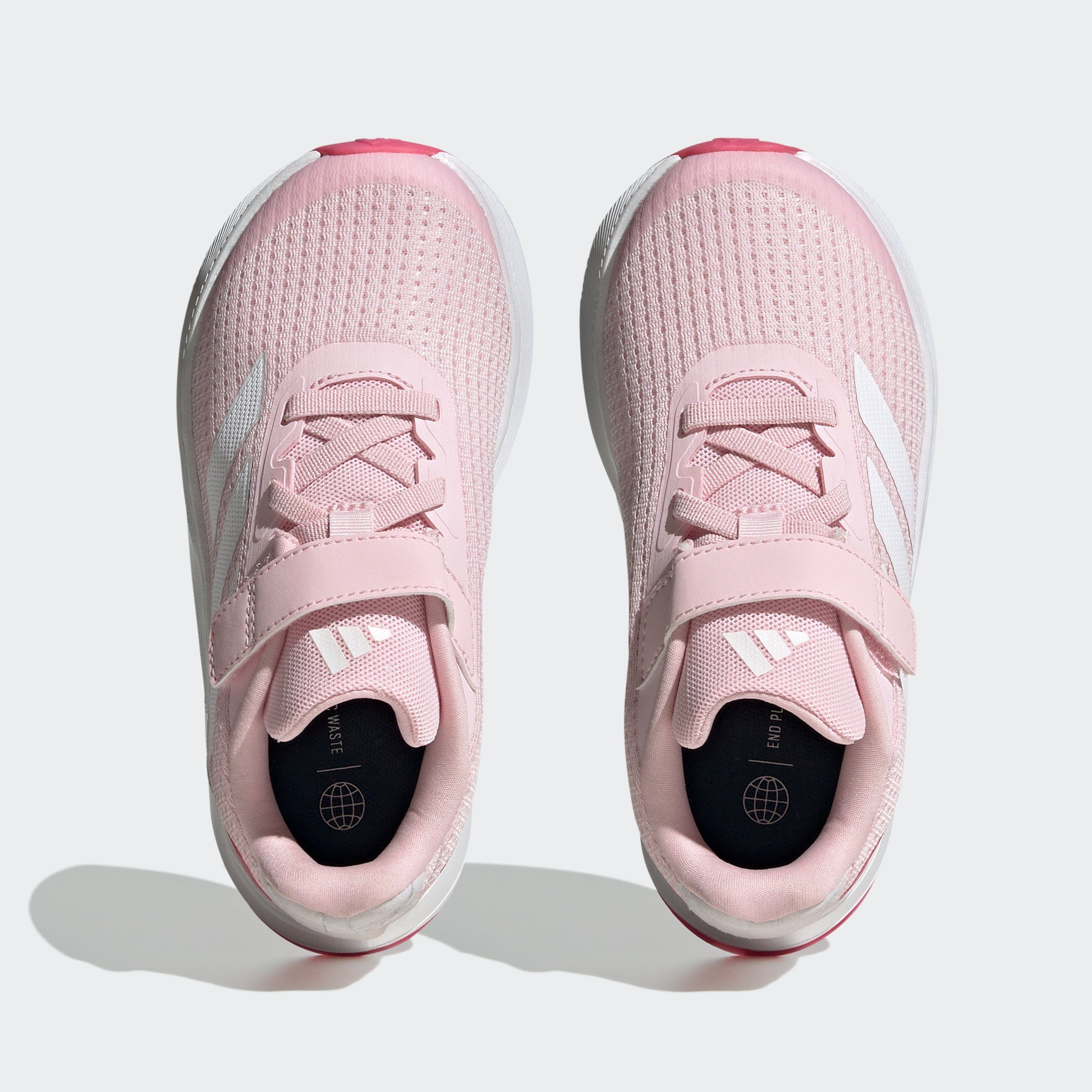 White DURAMO SL Pink Sneaker Cloud / KIDS Sportswear / Pink adidas Fusion Clear