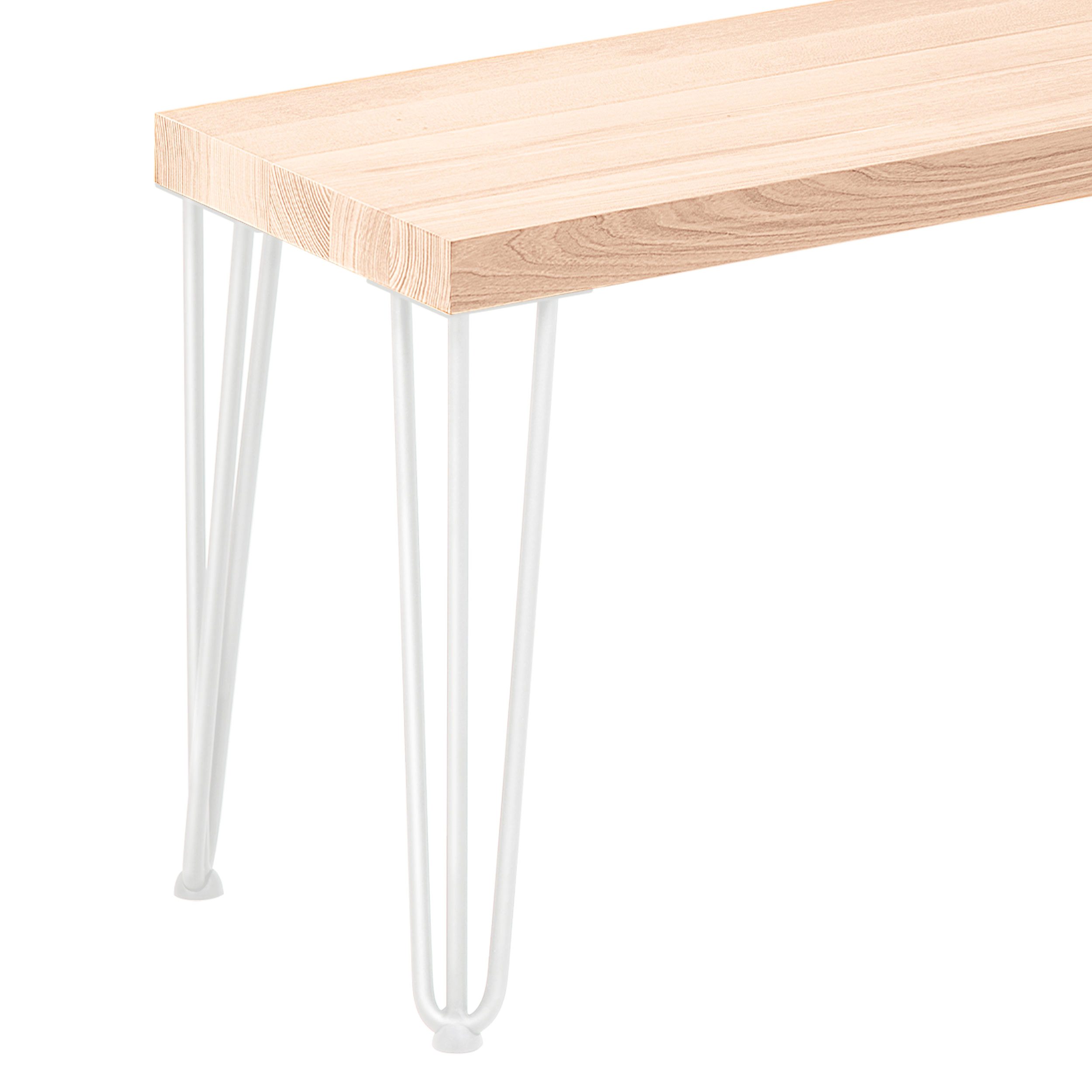 LAMO Manufaktur Sitzbank LSB Sitzbank (Komplett-Set, 5-Teilig), 40mm stake Massivholzplatte