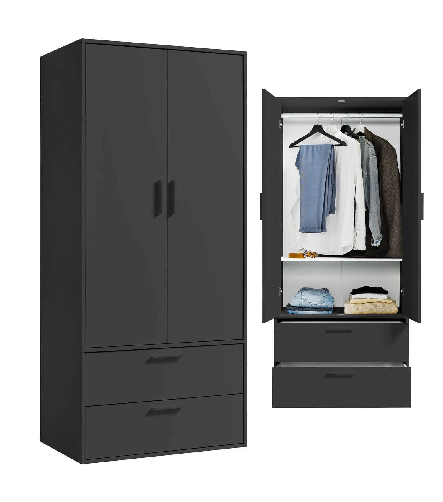 mokebo Kleiderschrank Der Kleiderheld (80x180x51 cm, günstig online kaufen
