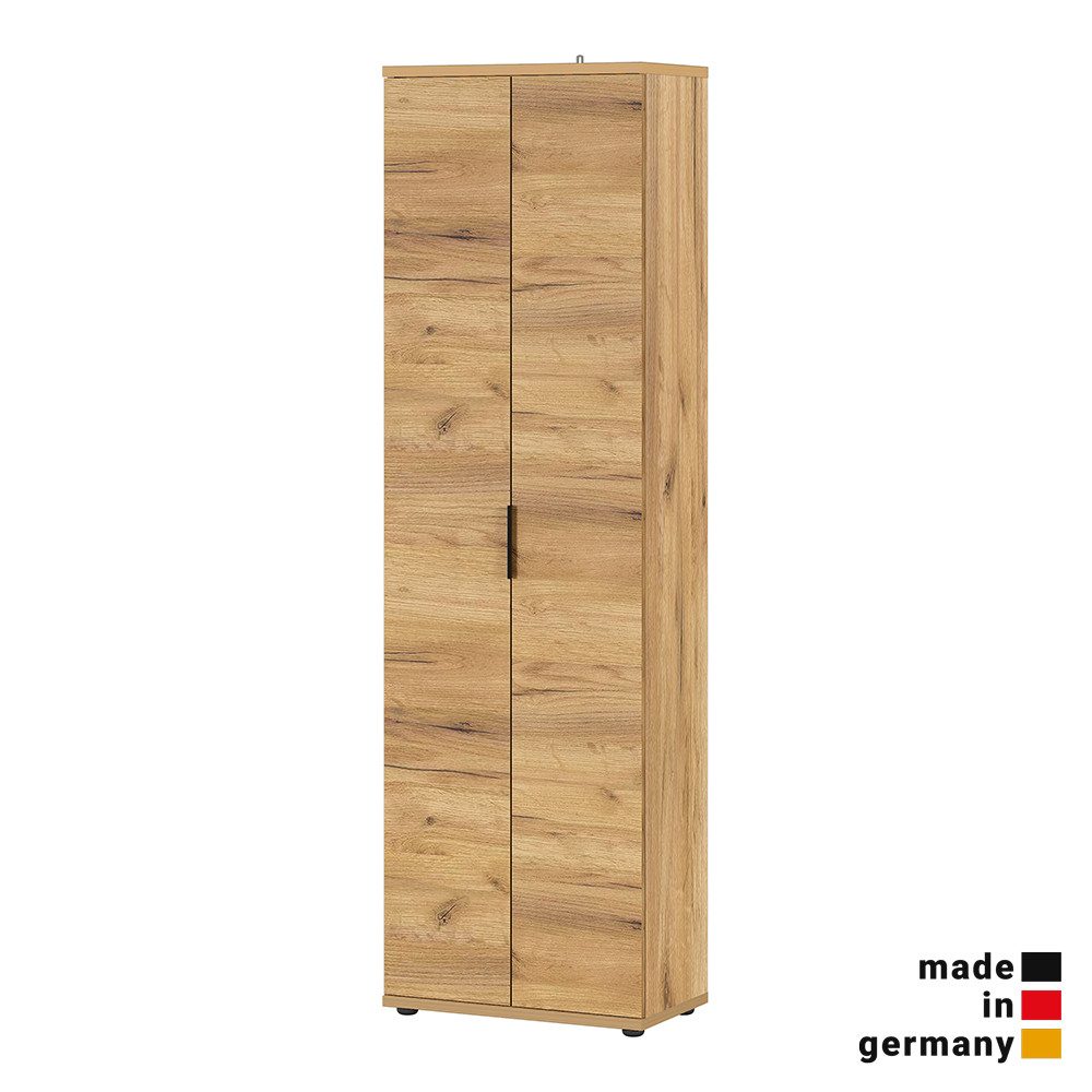 Lomadox Garderobenschrank RABAT-01 in Navarra Eiche günstig online kaufen