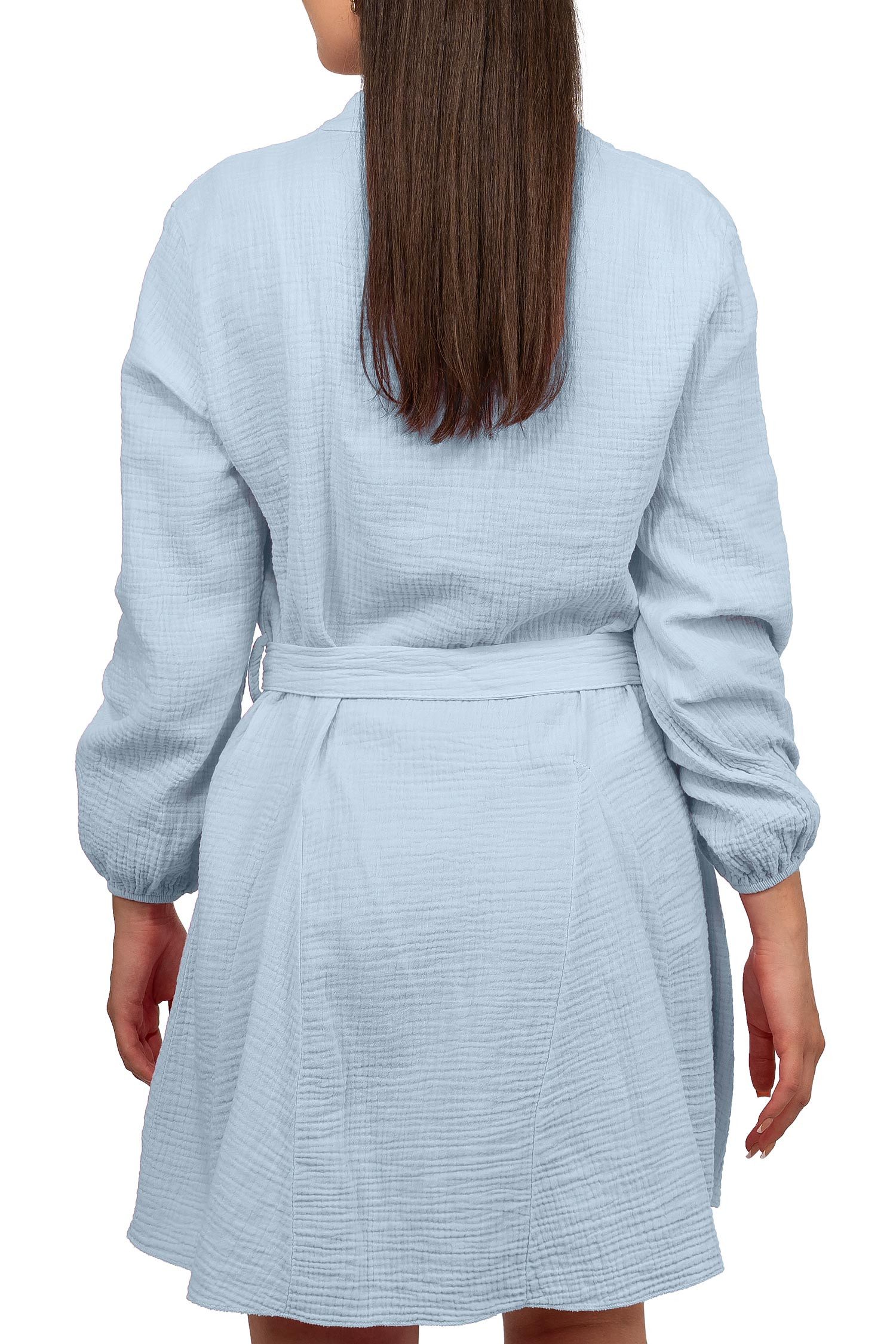 Reichstadt Sommerkleid Damen Oversized Kleider Musselin 25RSW075 Vielseitig kombinierbar als Kleid, Tunika oder Strand-Cover-Up