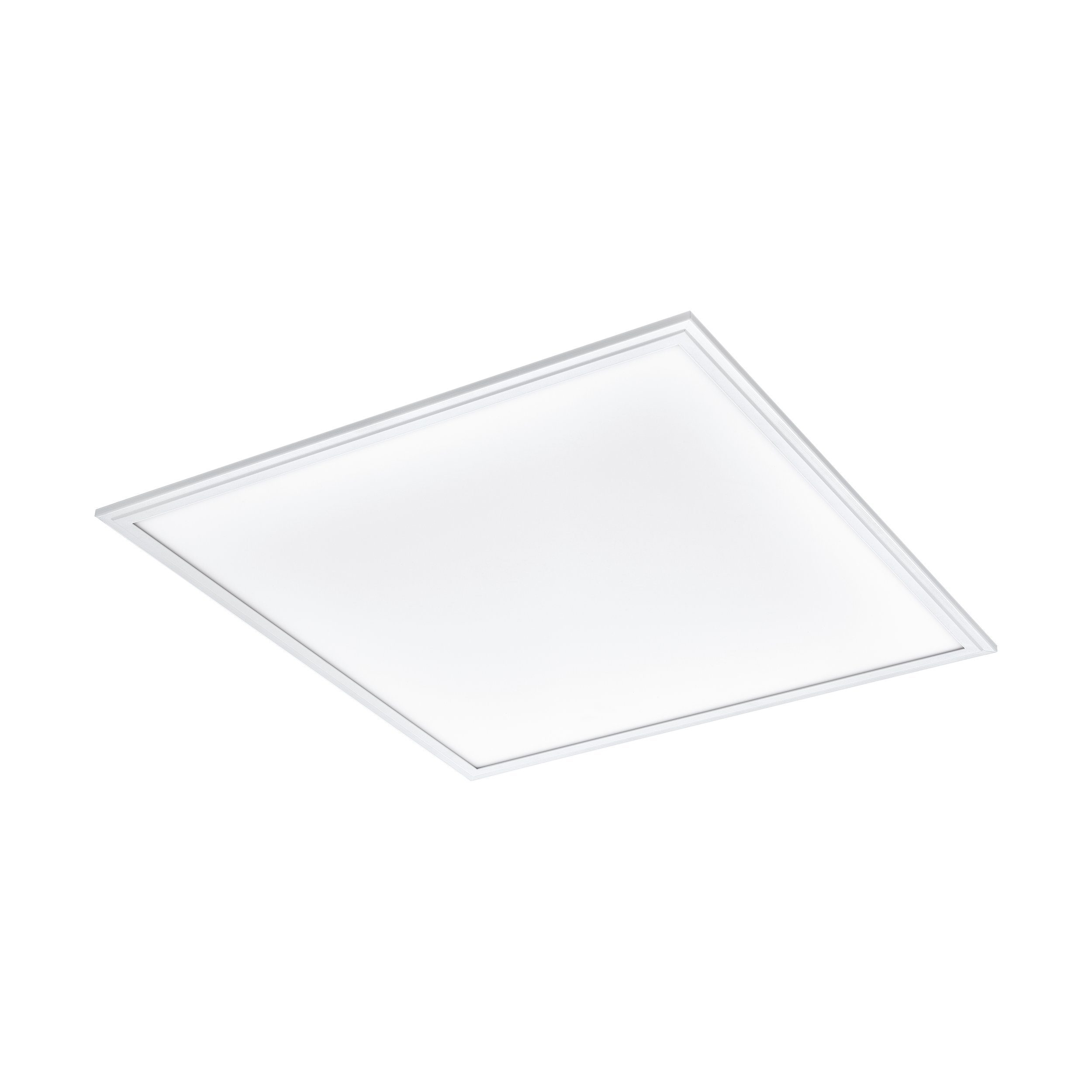 Leuchtmittel inklusive, Bürolampe, Panel LED Deckenleuchte, EGLO 1, Salobrena Weiß LED 62cm, Wohnzimmerlampe, Deckenlampe