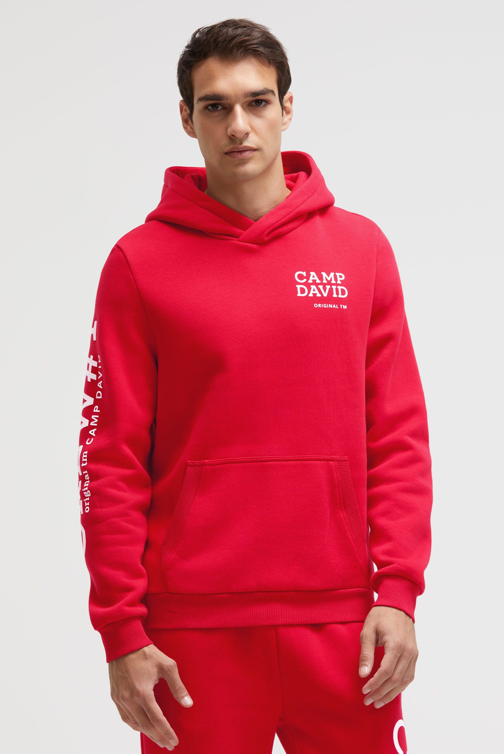 CAMP DAVID Kapuzensweatshirt mit Kängurutasche