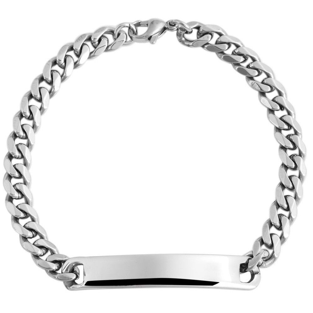 Armband Armband – Panzerarmband aus Edelstahl 22 cm