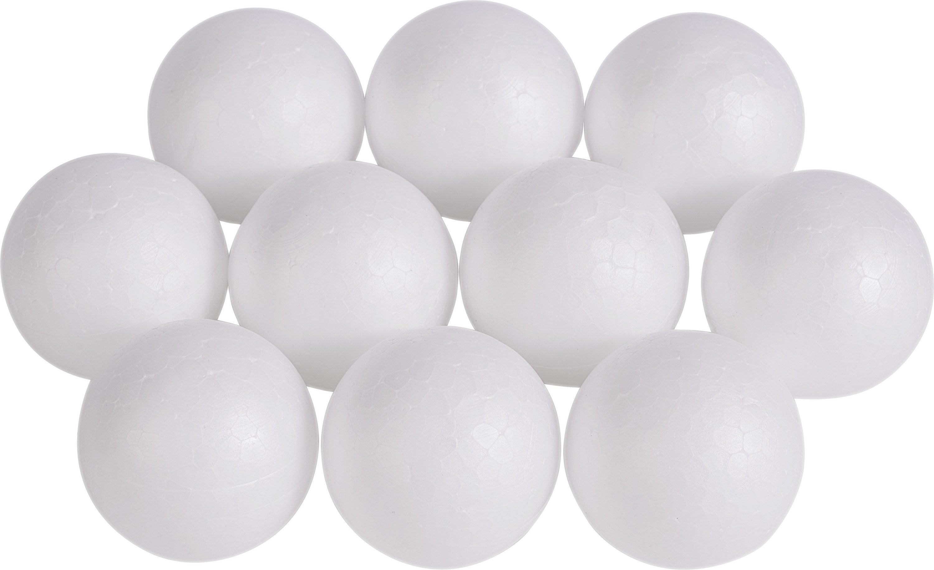 VBS Styropor-Teil Kugel, Ø 5 cm, 10 Stück