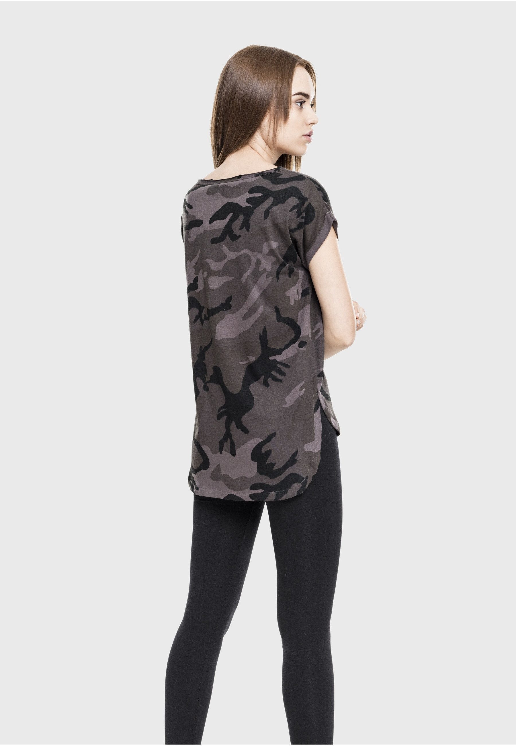 URBAN CLASSICS T-Shirt Urban Classics Damen Ladies Camo Back Shaped Tee (1-tlg) – Bild 5 von 5