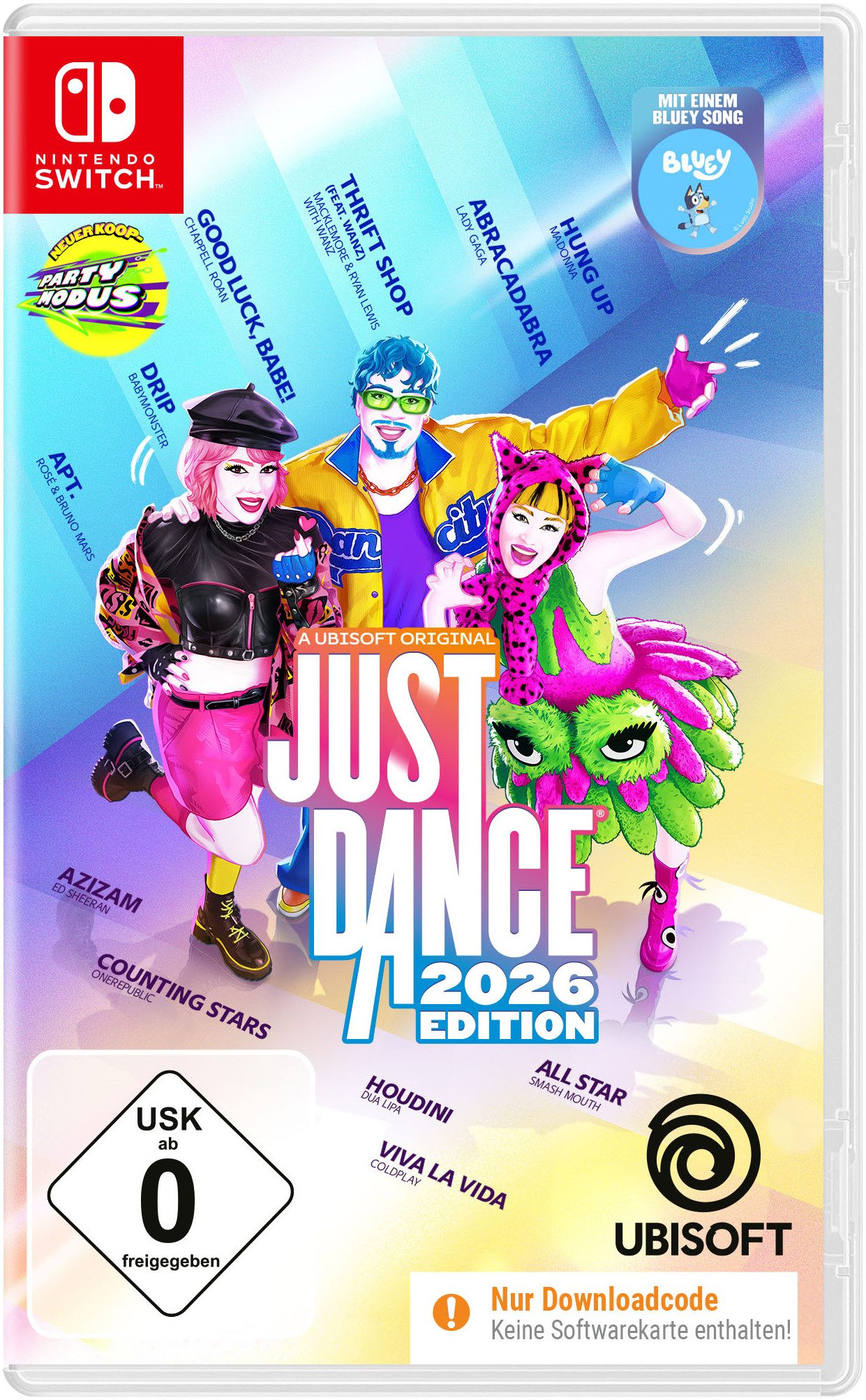UBISOFT Just Dance 2026 (Code in box) Nintendo Switch