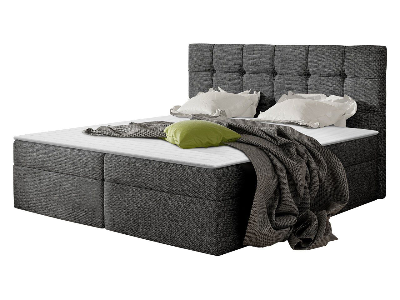 MIRJAN24 Boxspringbett Nele (Lattenrost, Kopfteil und günstig online kaufen