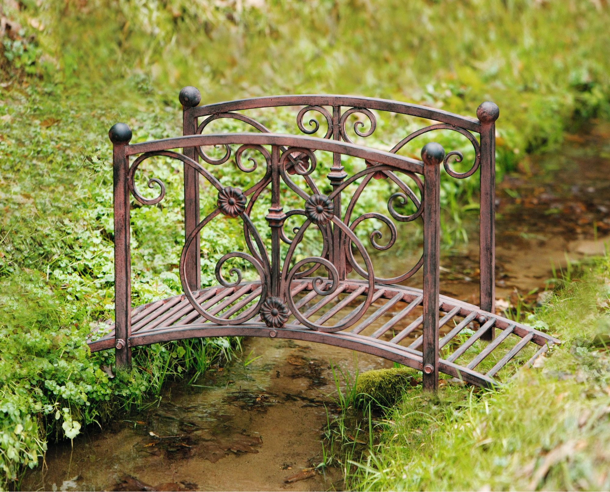 Frank Flechtwaren Zierbrücke, Dekobrücke Bachlauf günstig online kaufen