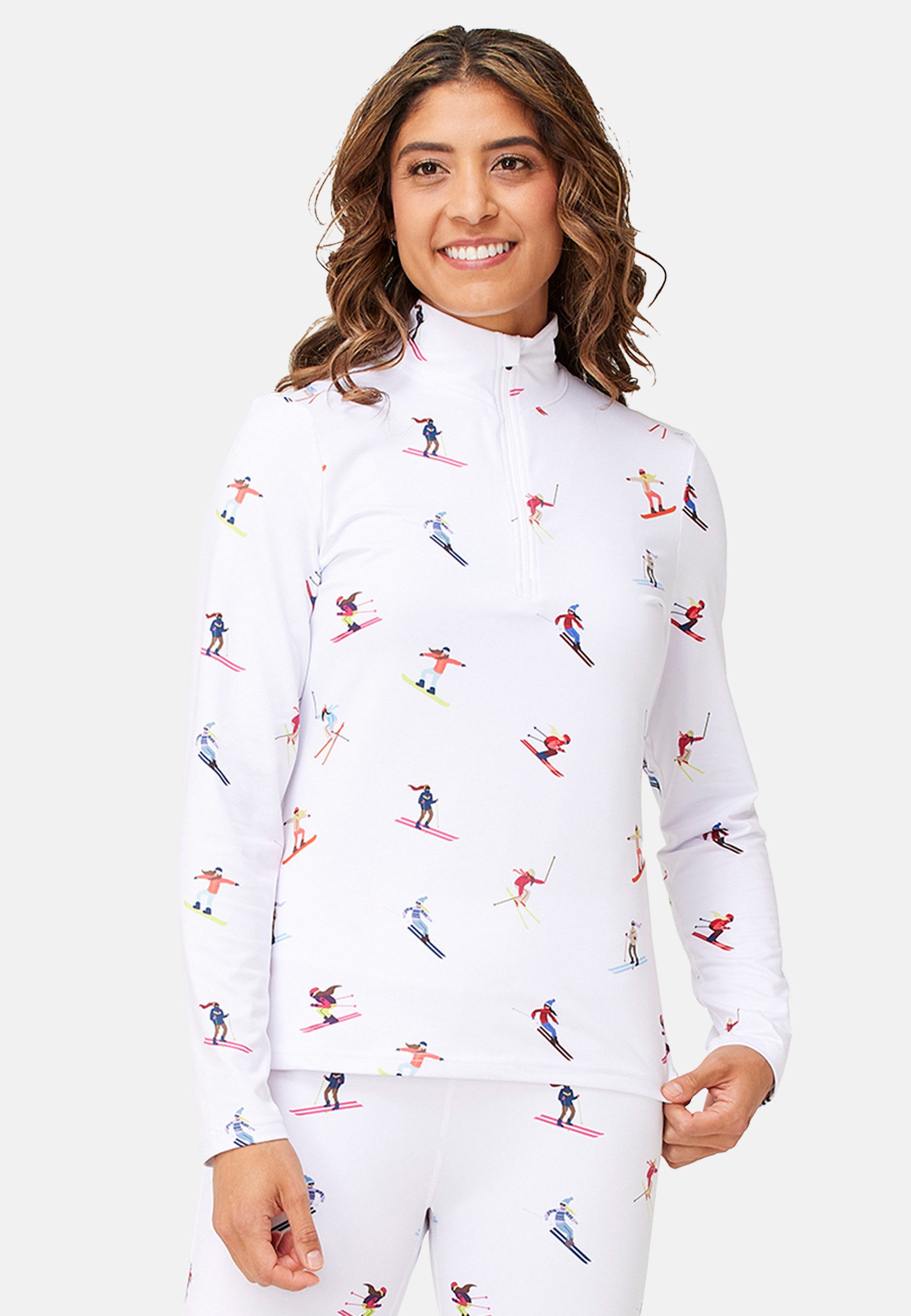Langarmshirt Multi Skiers