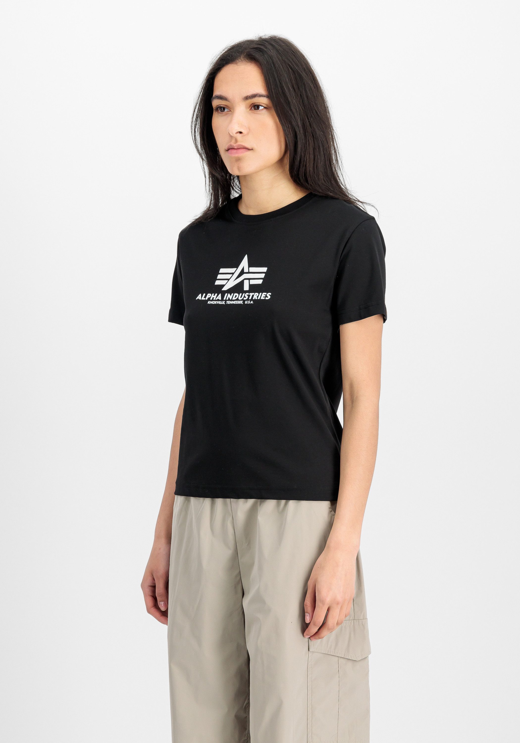 Alpha Industries T-Shirt Basic T-Shirt BL Puff Print W günstig online kaufen