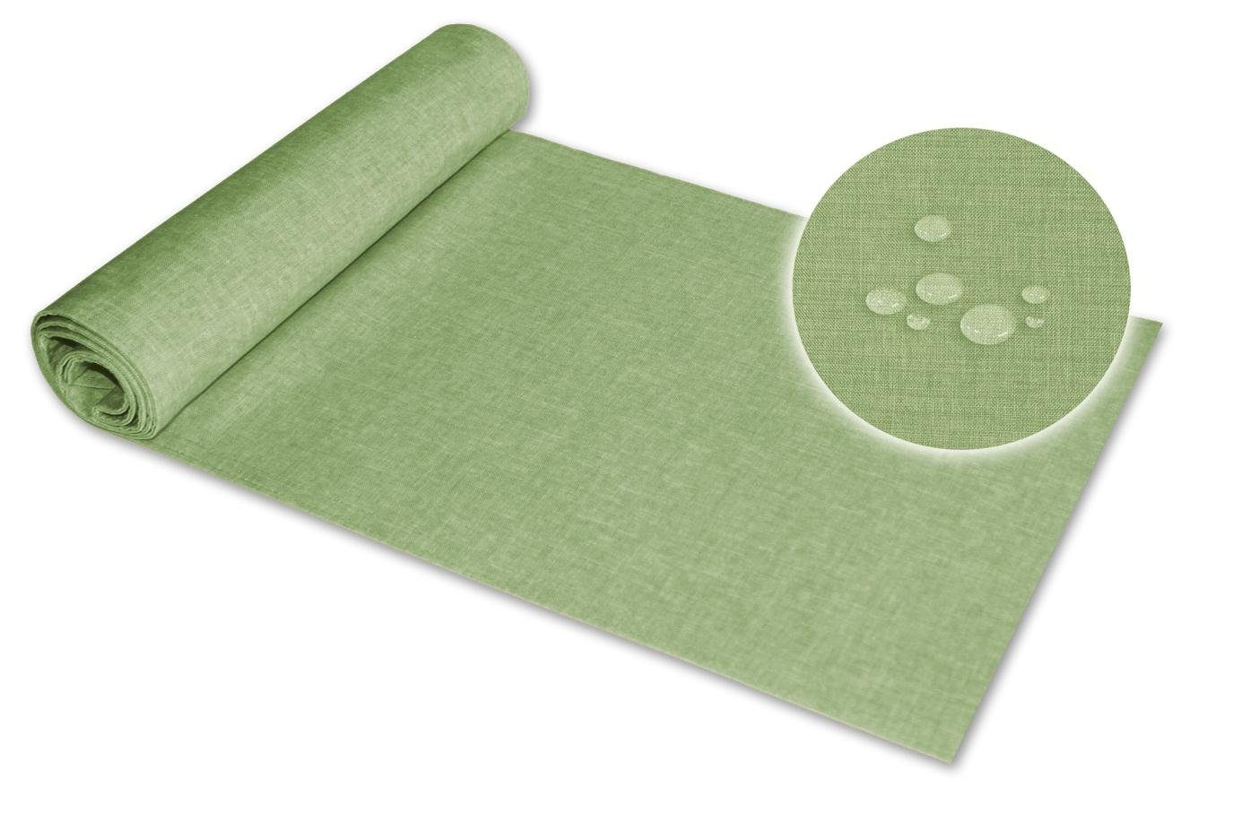 Haus und Deko Tischläufer Tischläufer rechteckig Leinenoptik beschichtet (1 günstig online kaufen