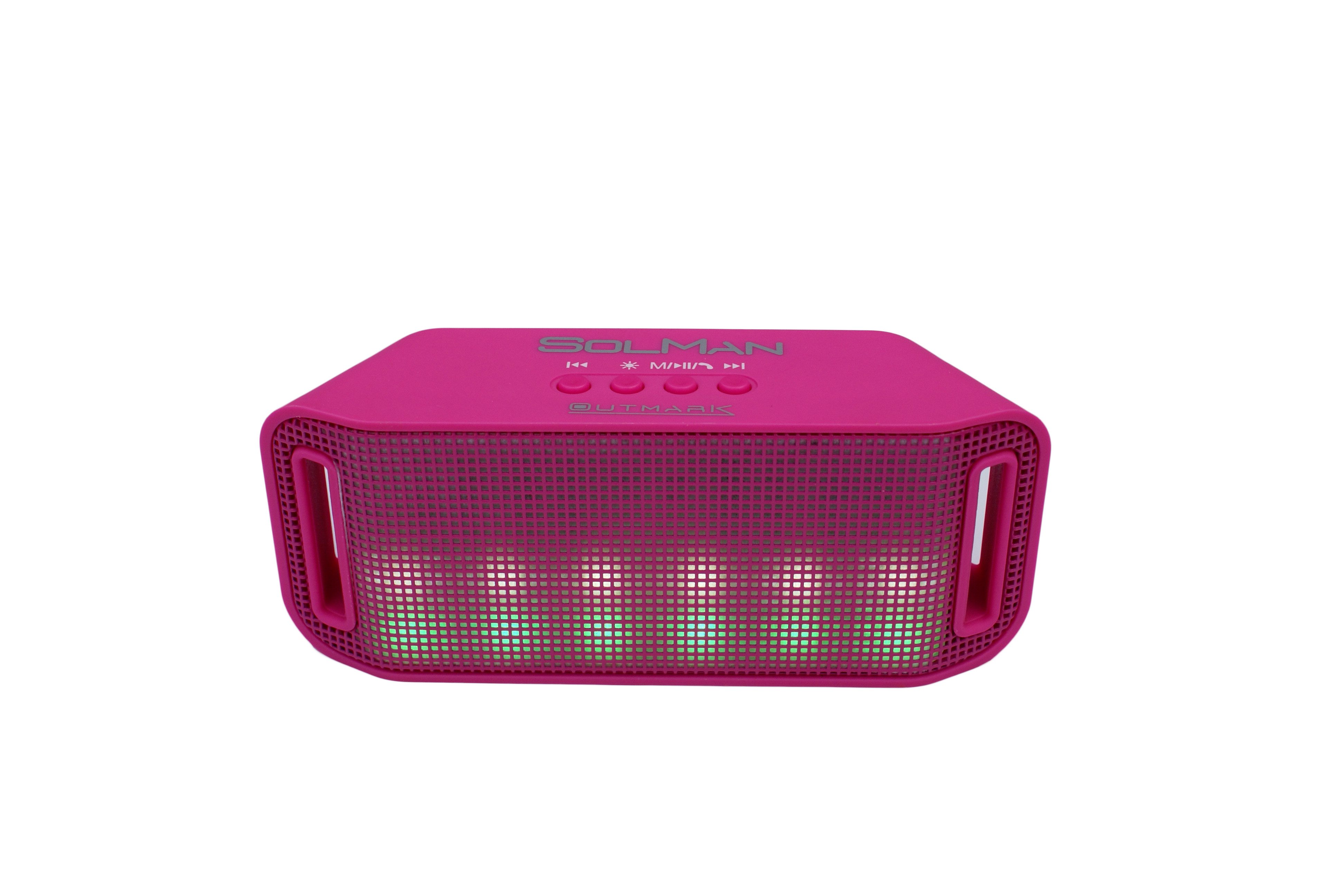 OUTMARK SOLMAN LED Beleuchteter BT Speaker Bluetooth-Lautsprecher