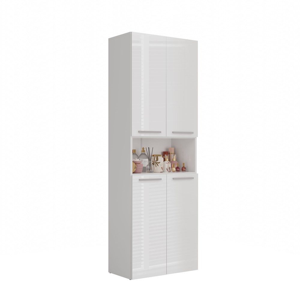 MAGOWA Badkommode Badezimmerschrank - Stilvolle Ordnung für Ihr Bad, Höhe: 174 cm - Breite: 60 cm - Tiefe: 30 cm
