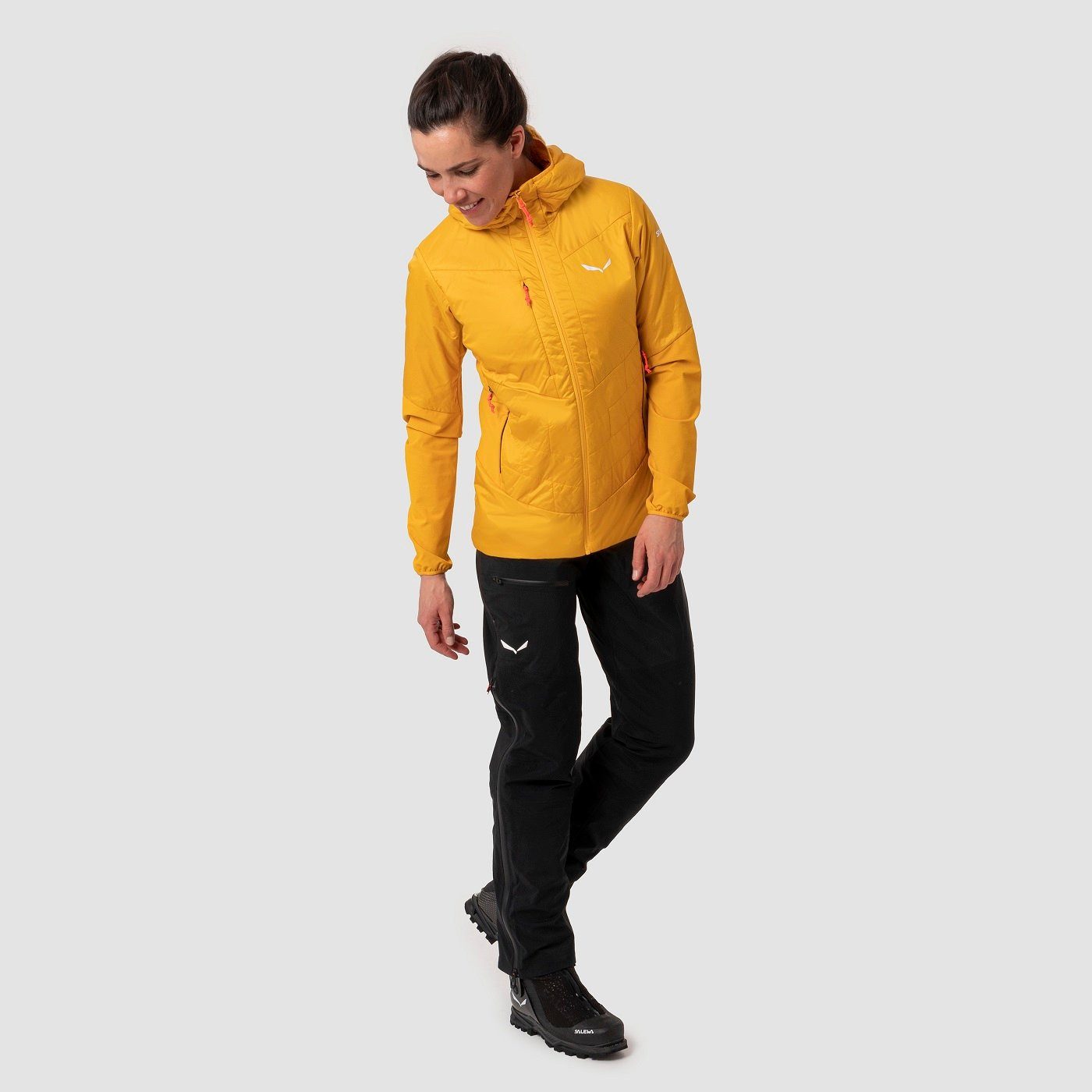 Salewa Hybridjacke Ortles Hybrid (warm, TirolWool, komprimierbar) gelb Dame günstig online kaufen