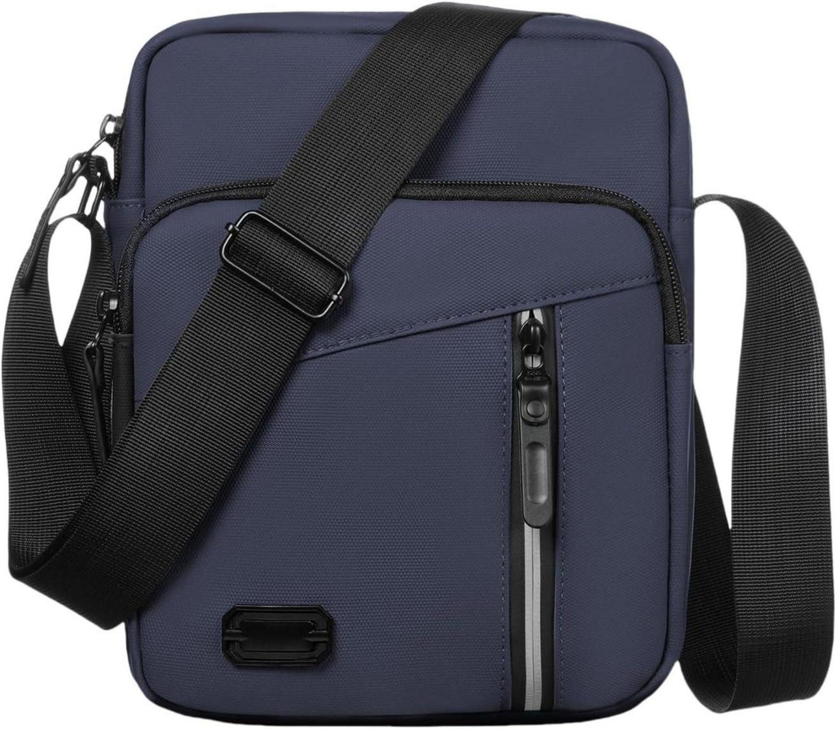 LuxusKollektion Messenger Bag Herren Umhängetasche wasserdicht Multi Tasche Business Reise