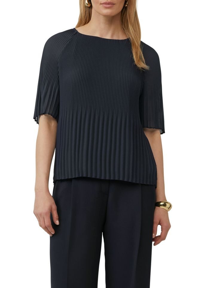 s.Oliver BLACK LABEL Kurzarmbluse – Stilvolle günstig online kaufen