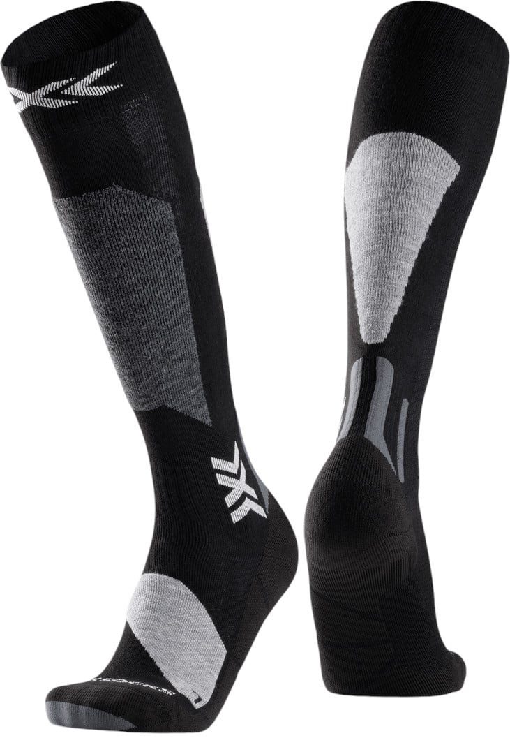 X-Socks Skisocken Ski Discover OTC schwarz/grau Herren - 1 Paar