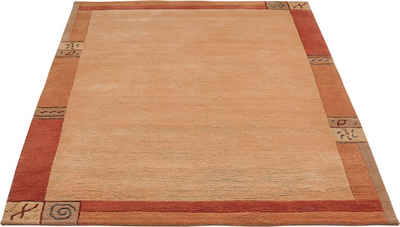 Wollteppich India, LUXOR living, rechteckig, Höhe: 20 mm, reine Wolle, handgeknüpft, mit Bordüre, auch als Läufer