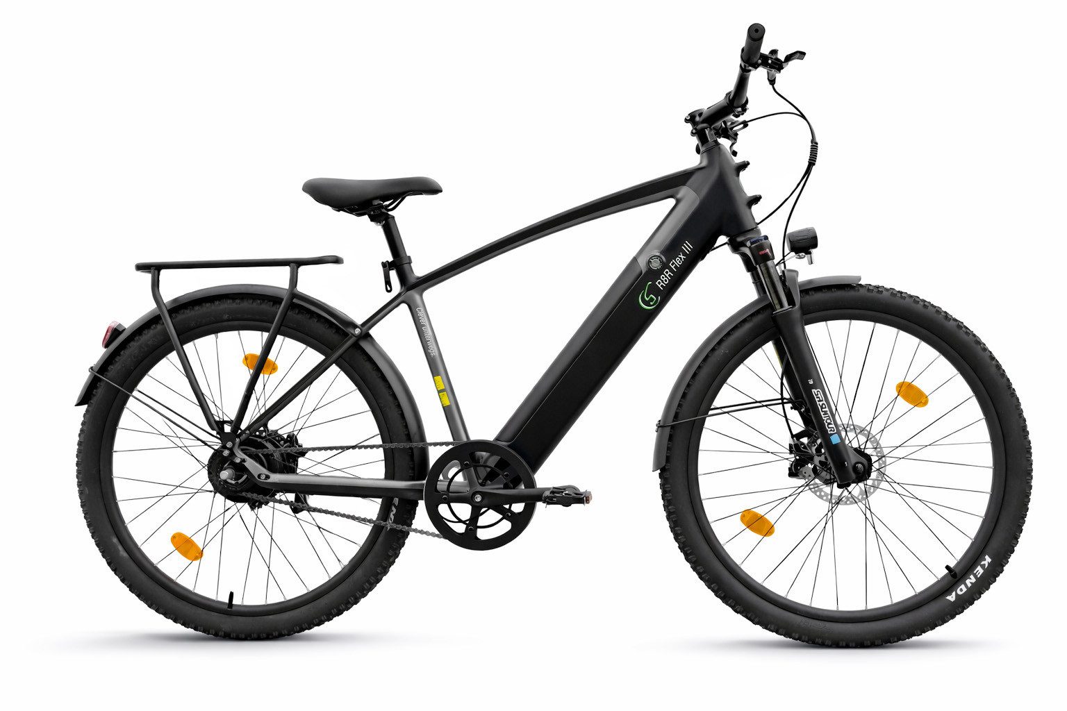 SachsenRAD E-Bike Trekkingrad R8R Flex III mit Riemenantrieb, Shimano, ohne Schaltung, Heckmotor, 522 Wh