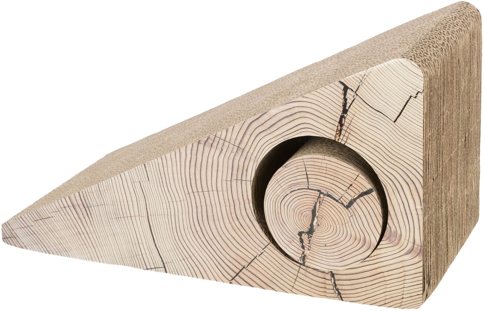 TRIXIE Kratzpappe Kratzrampe - natur - 44 × 23 × 21 cm