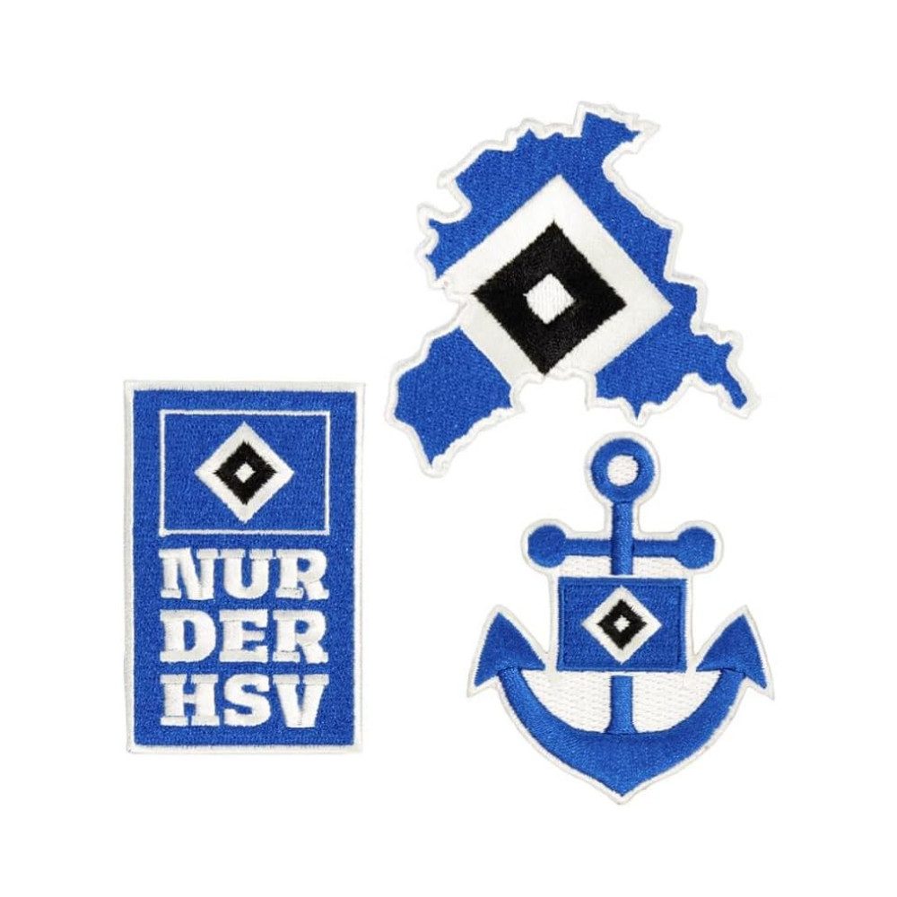 VertriebsArena GmbH Pins HSV Aufnäher 3er Set