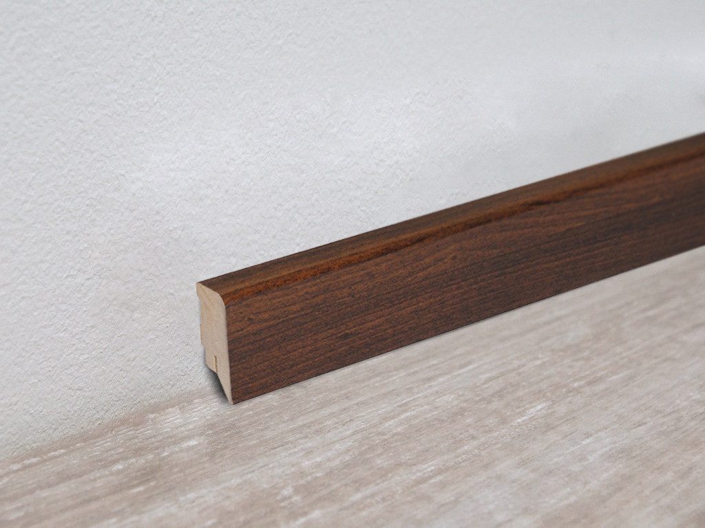 PROFI Sockelleiste Sockelleiste Nussbaum - Wenge Dekor, L: 250 cm
