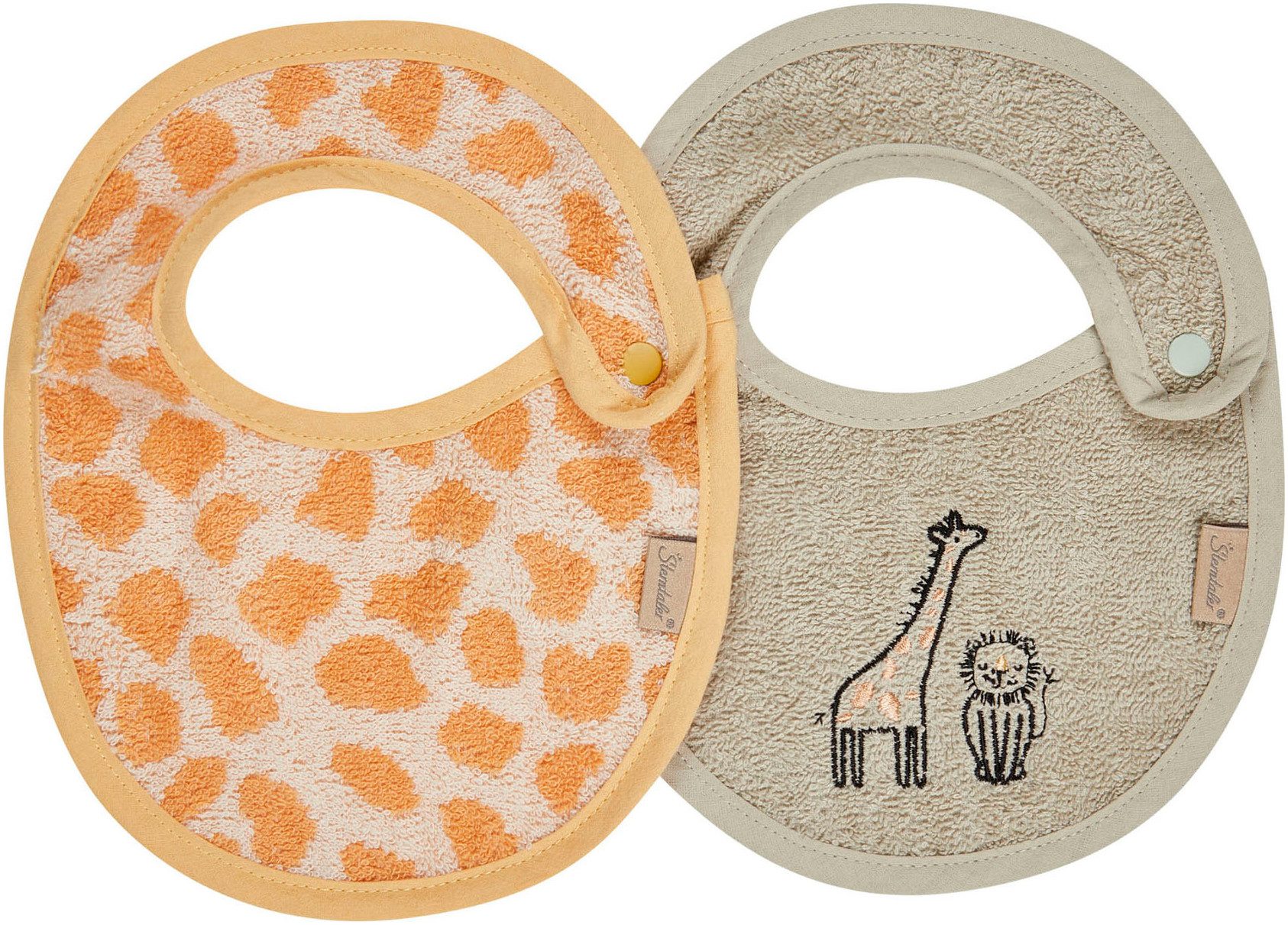 Sterntaler® Lätzchen Doppelpack Safari, (Set, 2-St)
